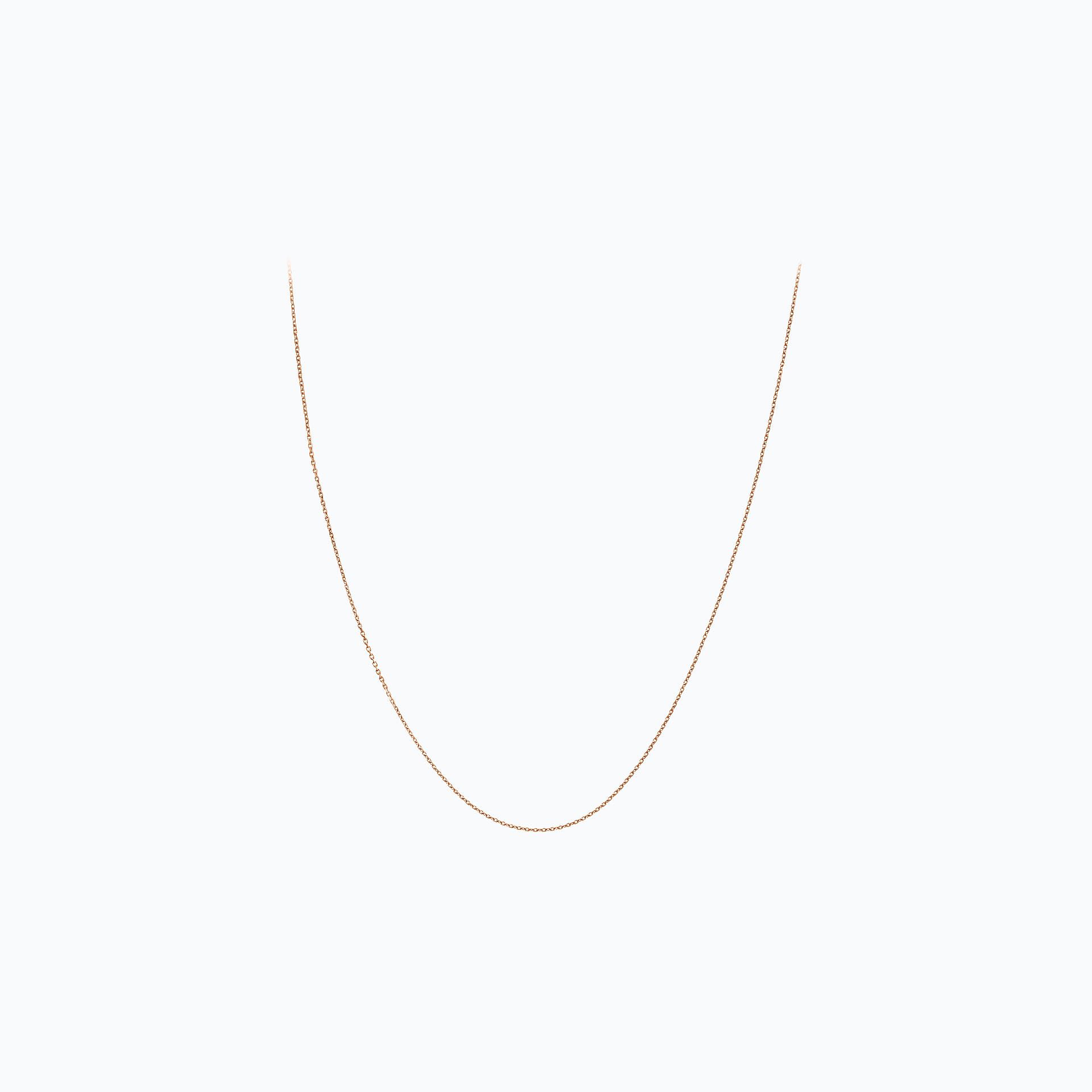 Chaine Forçat Diamantée 1.00 mm 42 cm