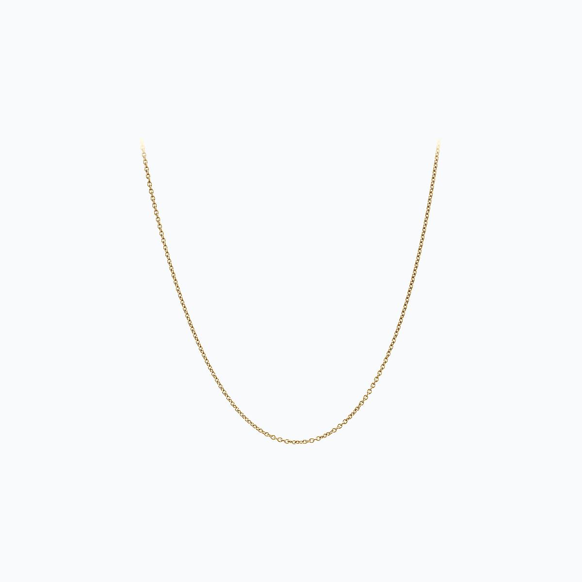 Chaine Forçat Ronde 1.70 mm 45 cm