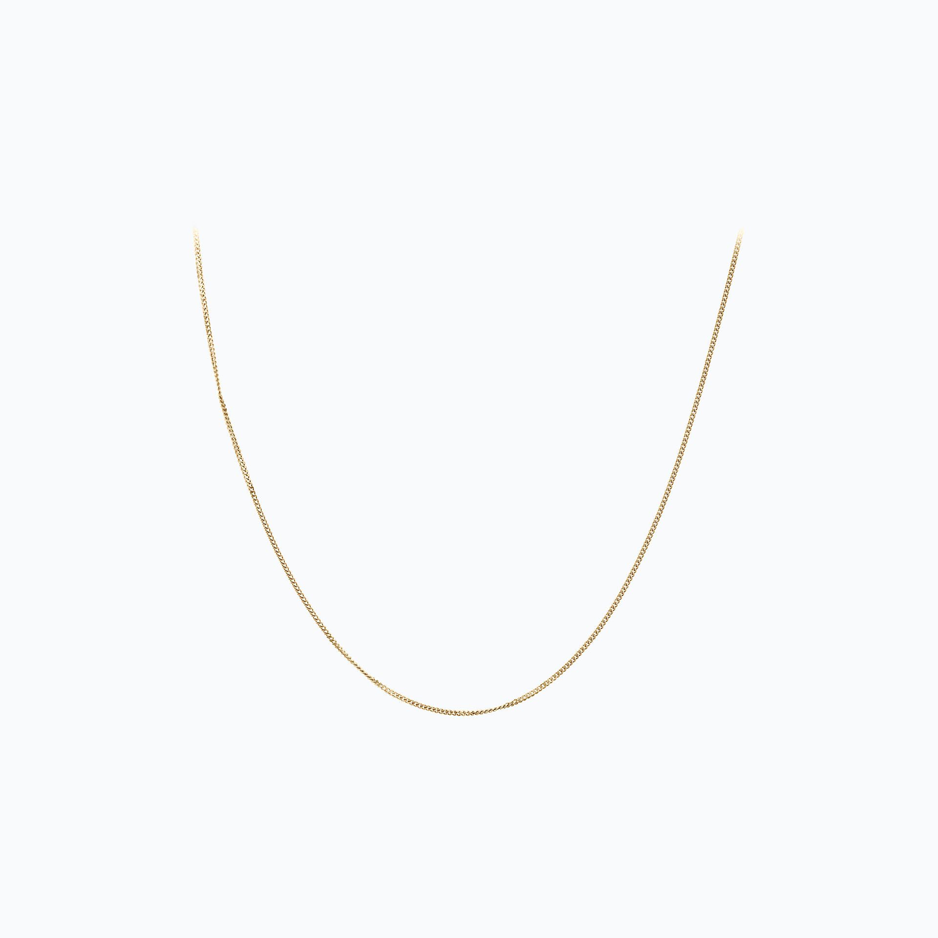 Chaine Gourmette Diamantée 1.20 mm 45 cm