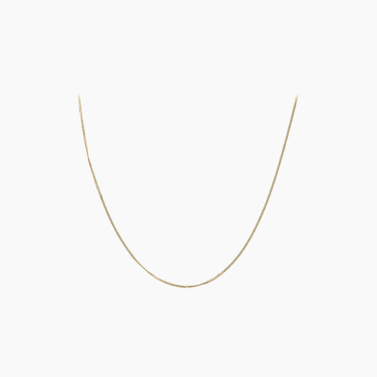 Chaine Gourmette Diamantée 1.20 mm 50 cm