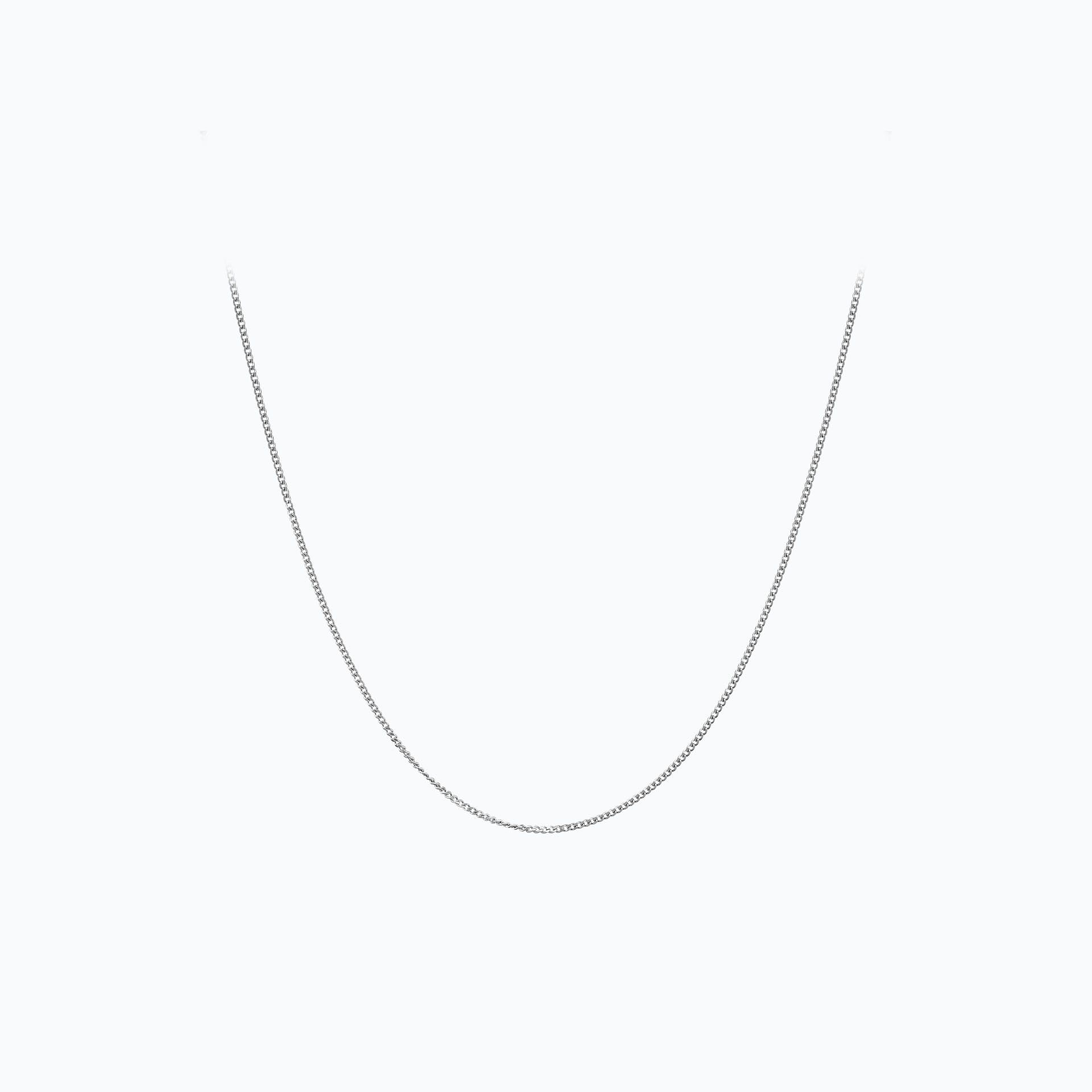 Chaine Gourmette Diamantée 1.40 mm 50 cm