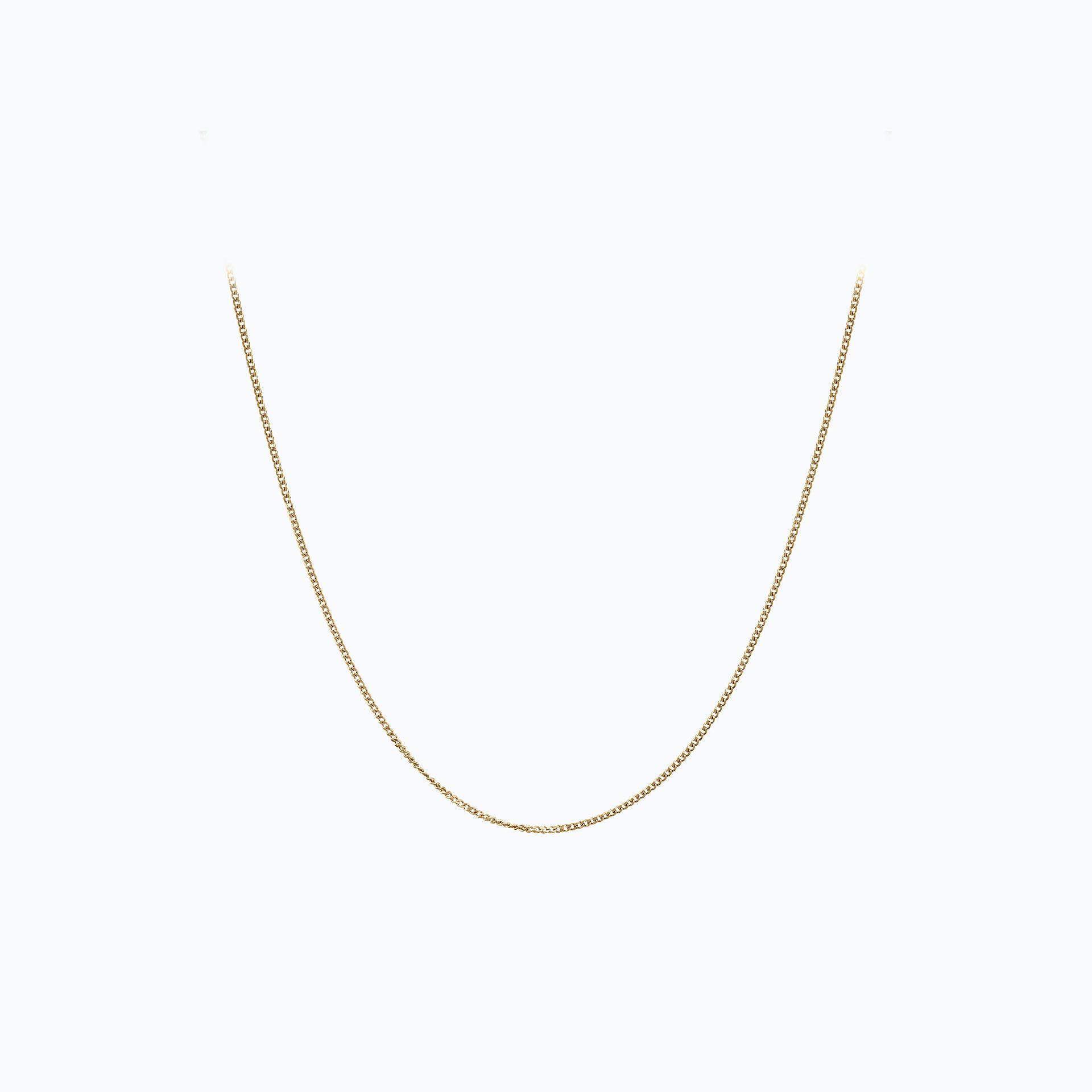 Chaine Gourmette Diamantée 1.40 mm 40 cm