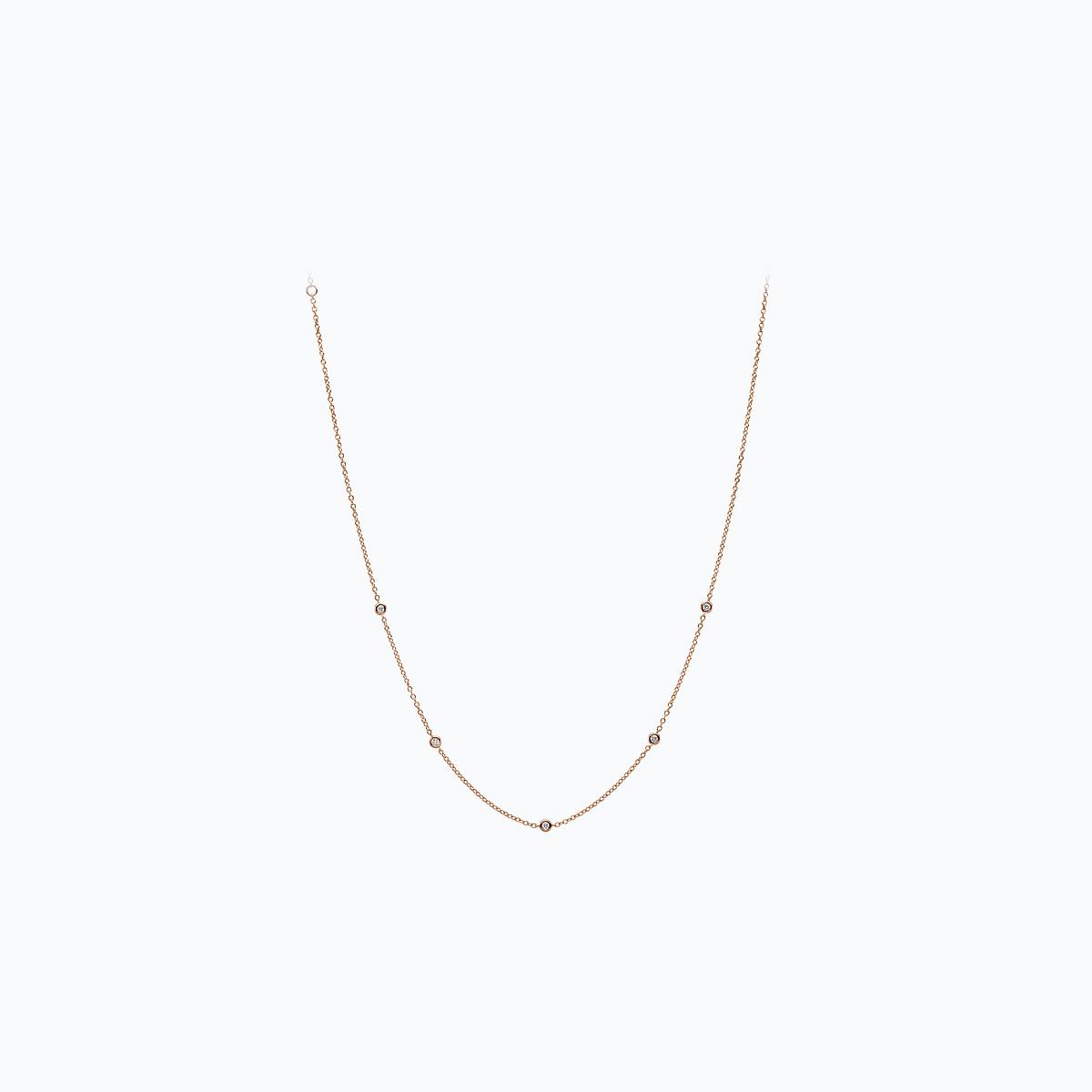 Collier Blossom 5 Diamants de Synthèse