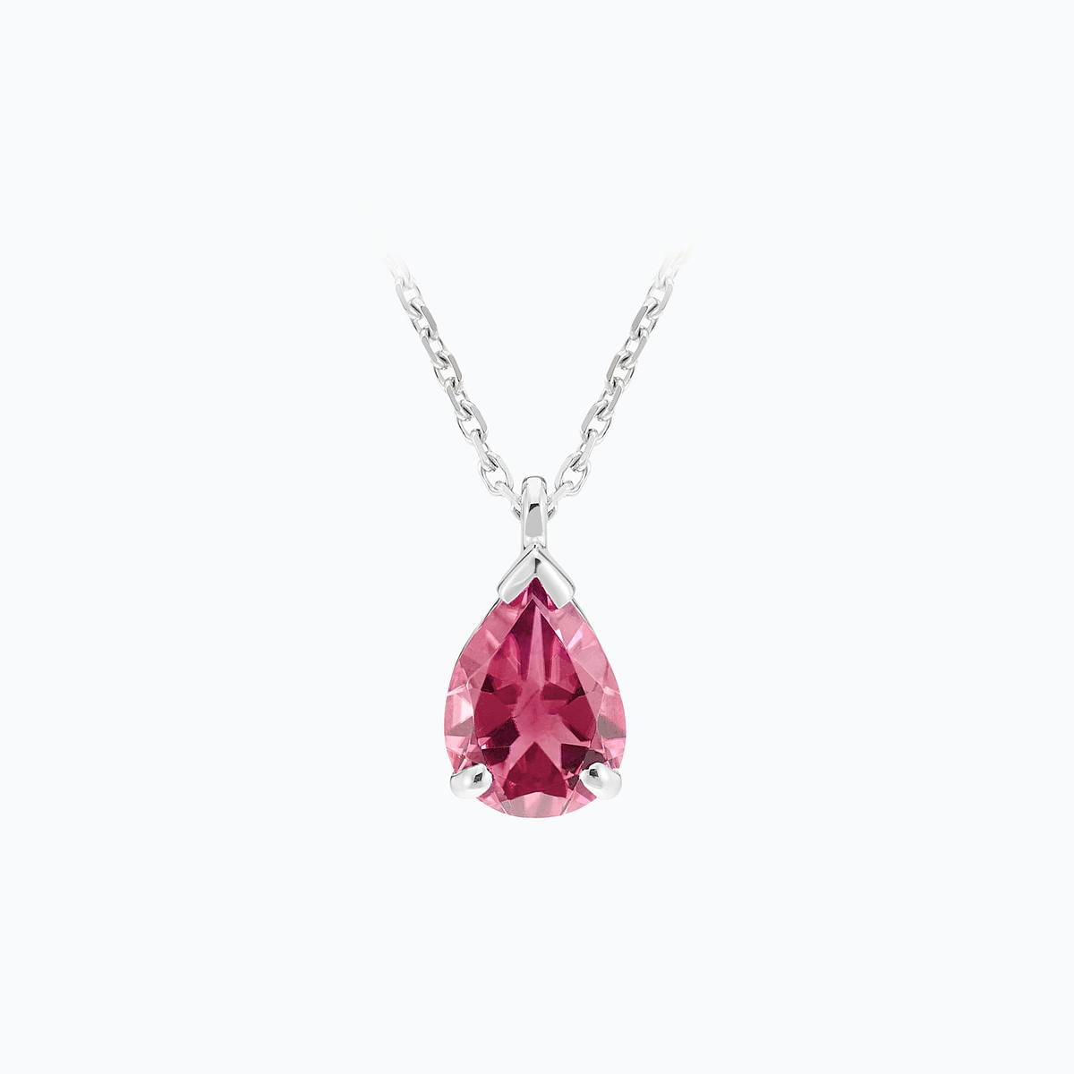 Collier Goutte Tourmaline 8 x 6 mm