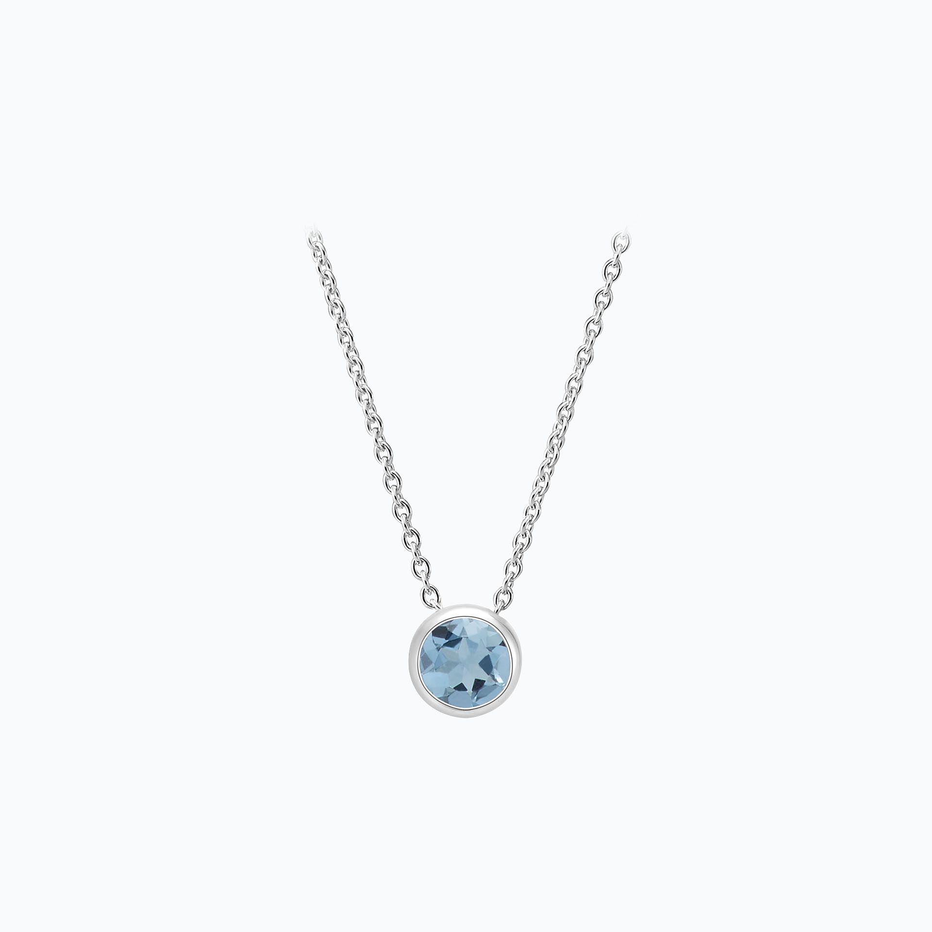 Collier Harmony Aigue-Marine 3.5 mm