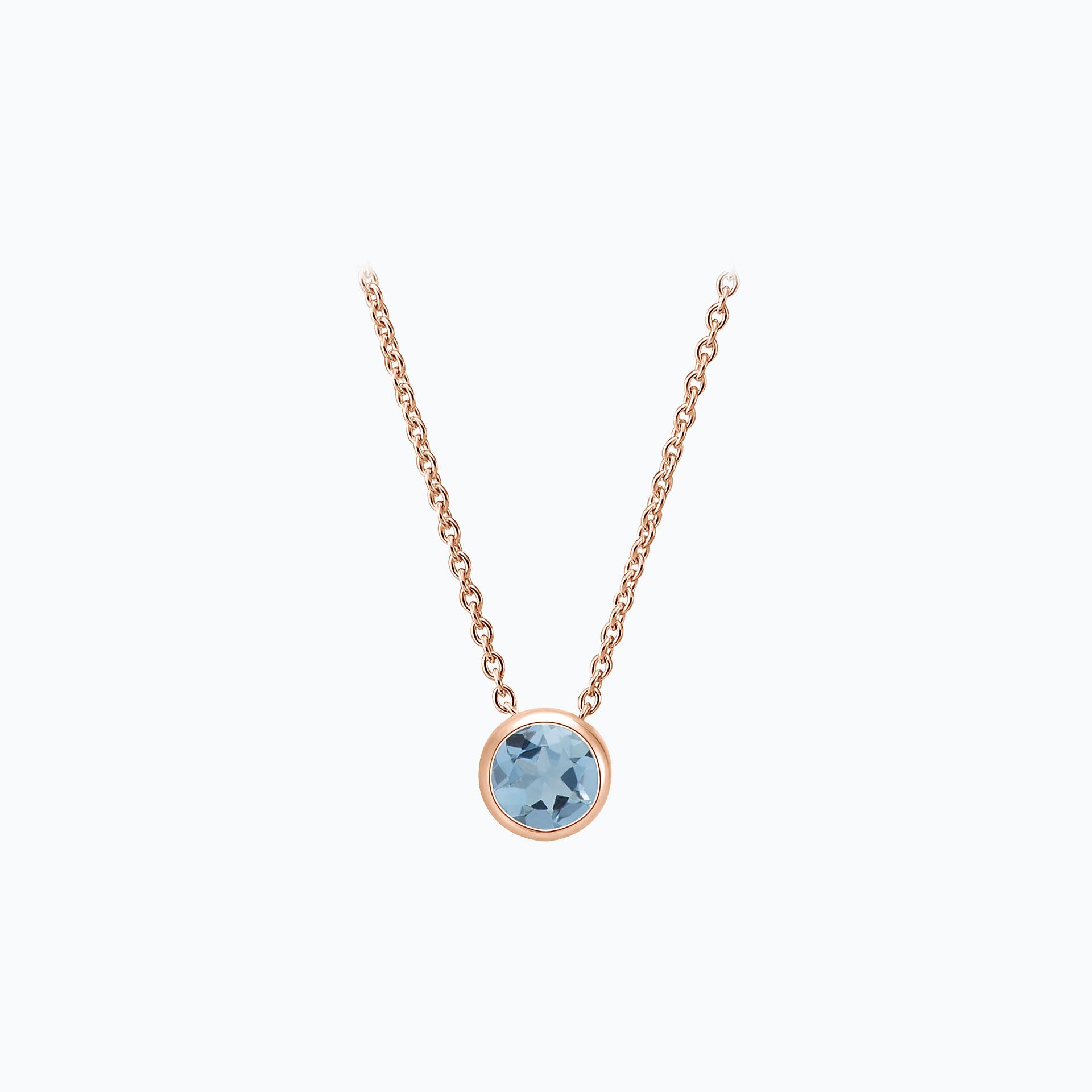 Collier Harmony Aigue-Marine 3.5 mm