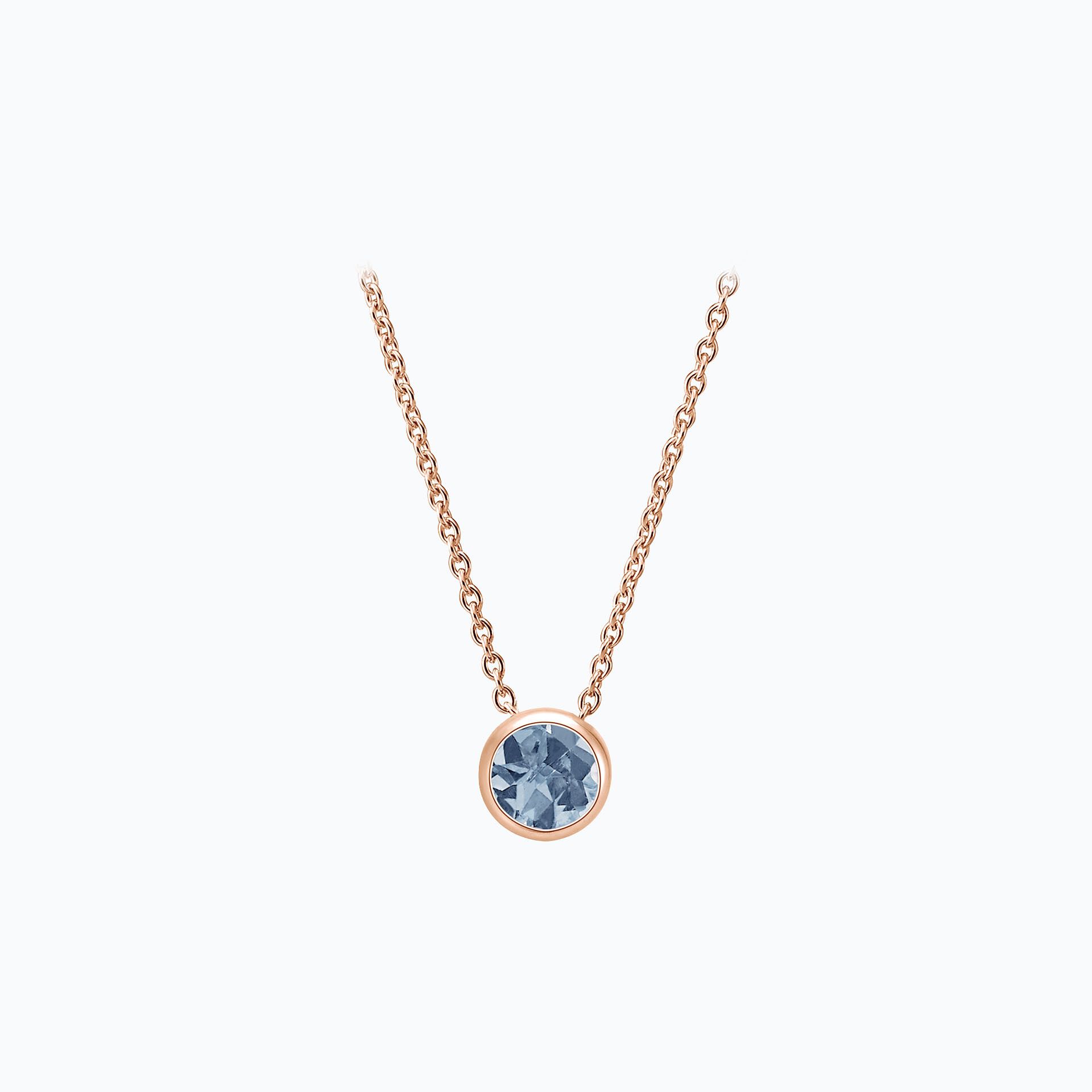 Collier Harmony Saphir Bleu Tendre 3.5 mm