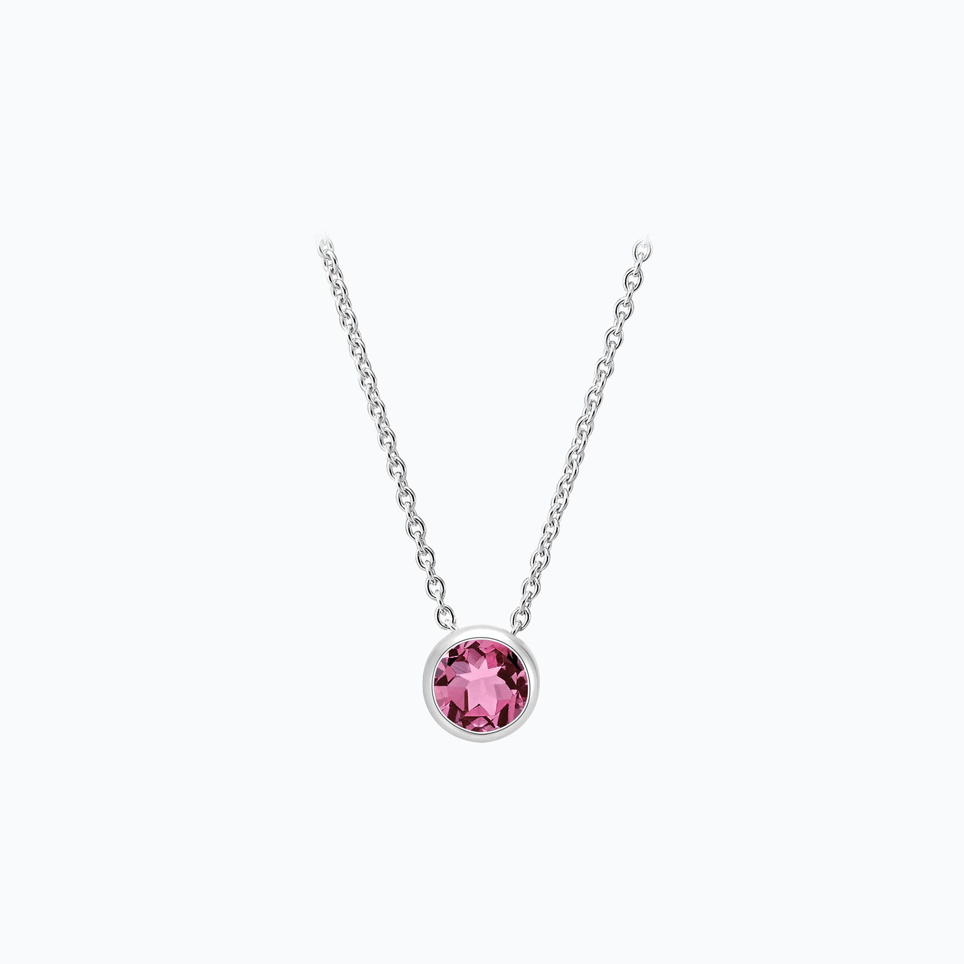 Collier Harmony Saphir Rose Pivoine 3.5 mm