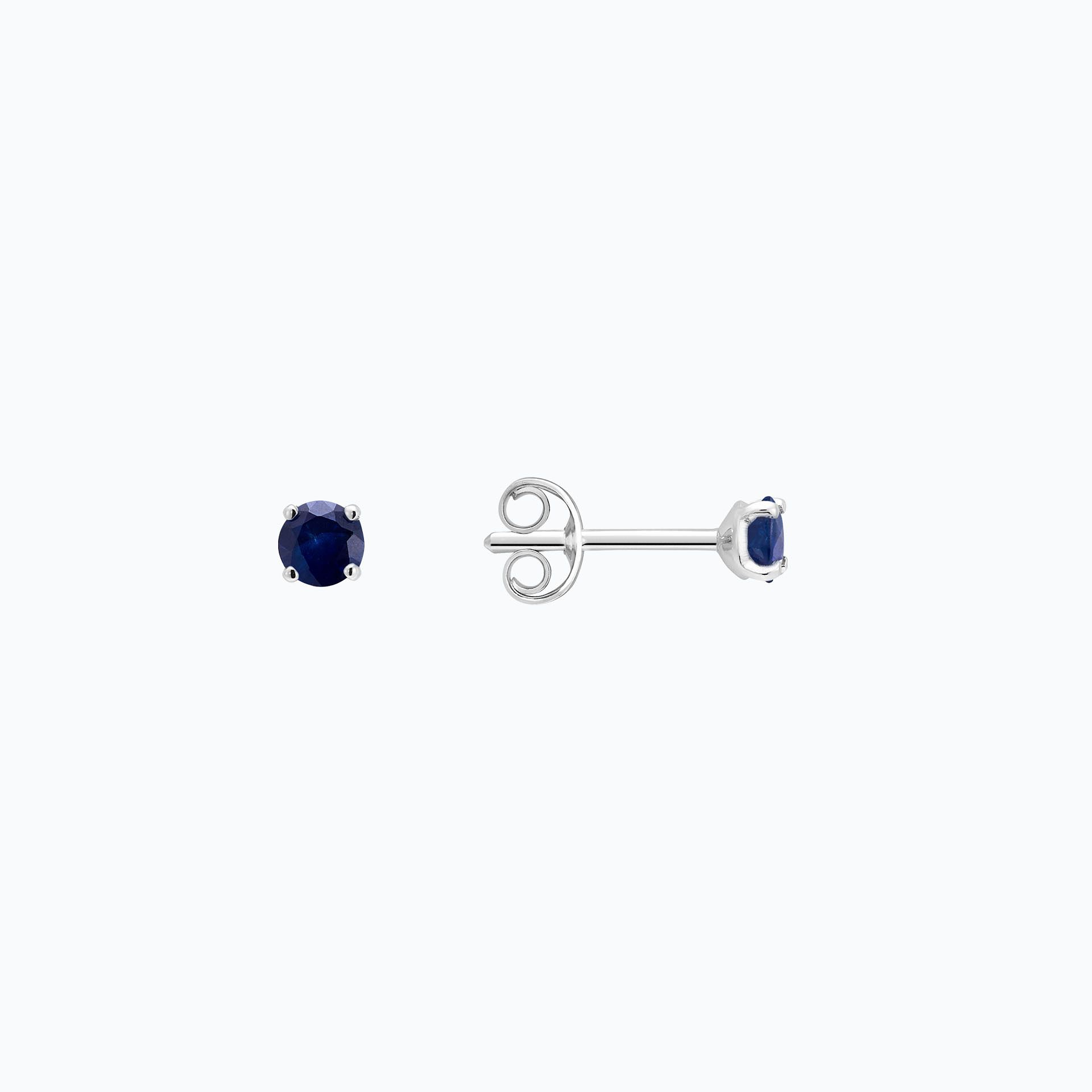 Boucles Alva Saphir 3.5 mm
