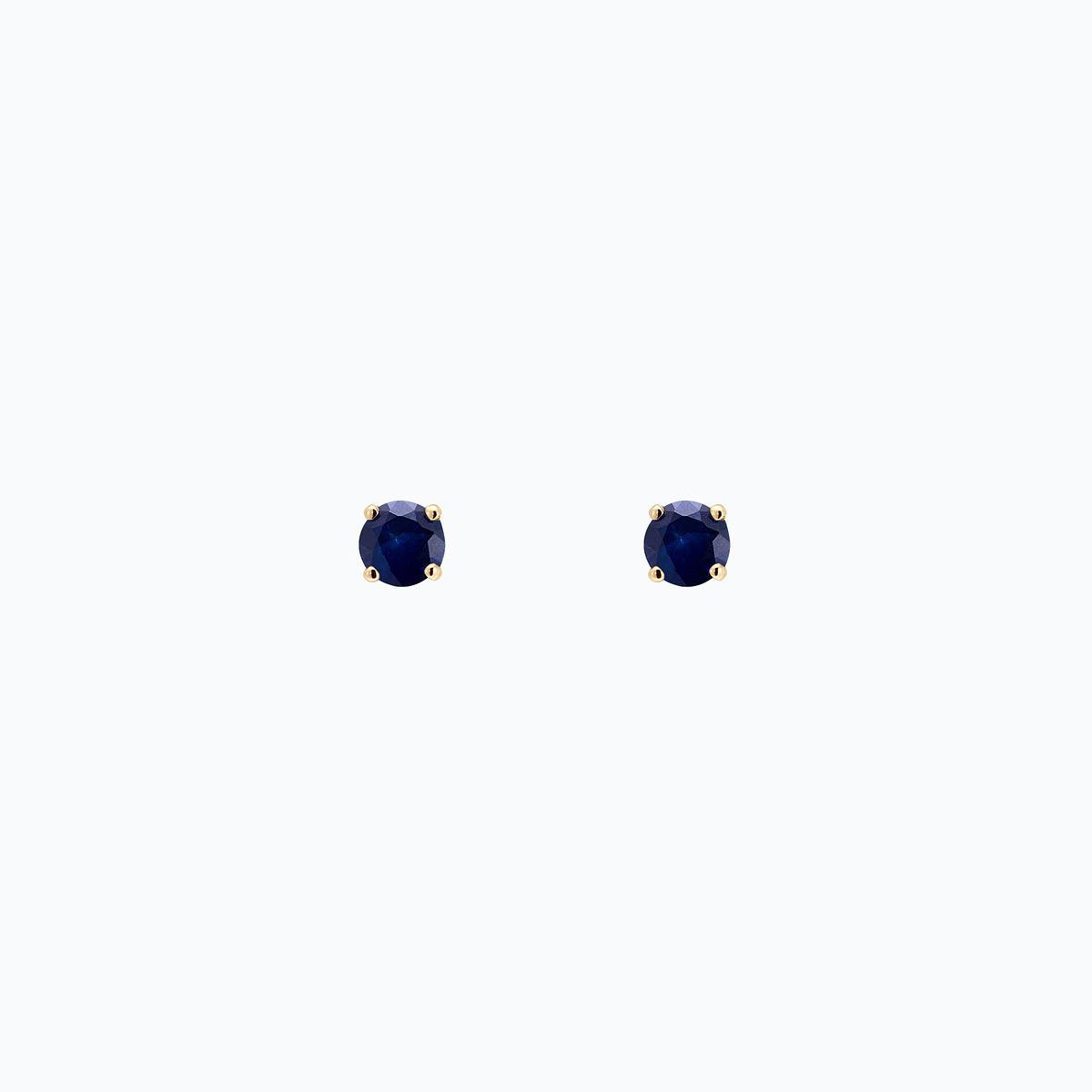 Boucles Alva Saphir 3.5 mm