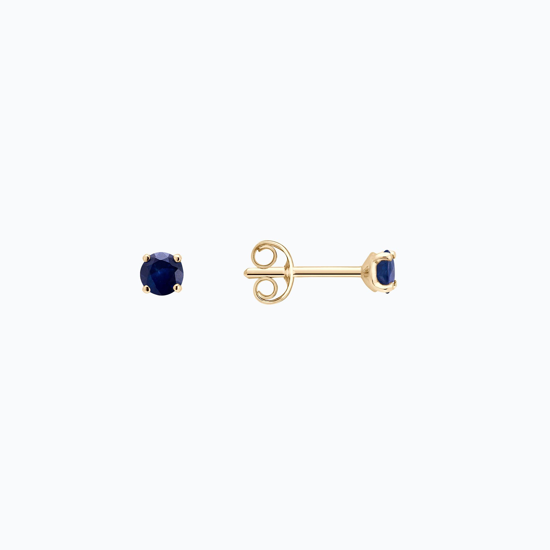 Boucles Alva Saphir 3.5 mm