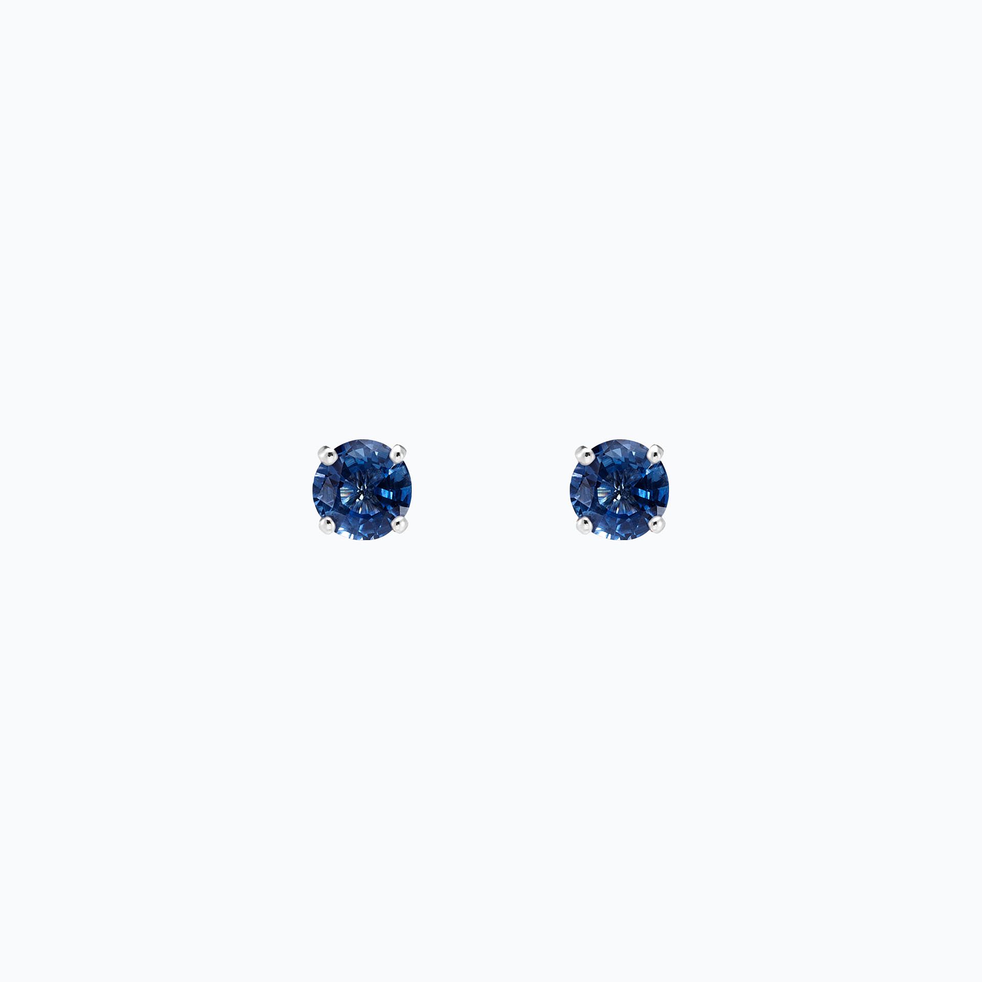 Boucles Alva Saphir 4.5 mm