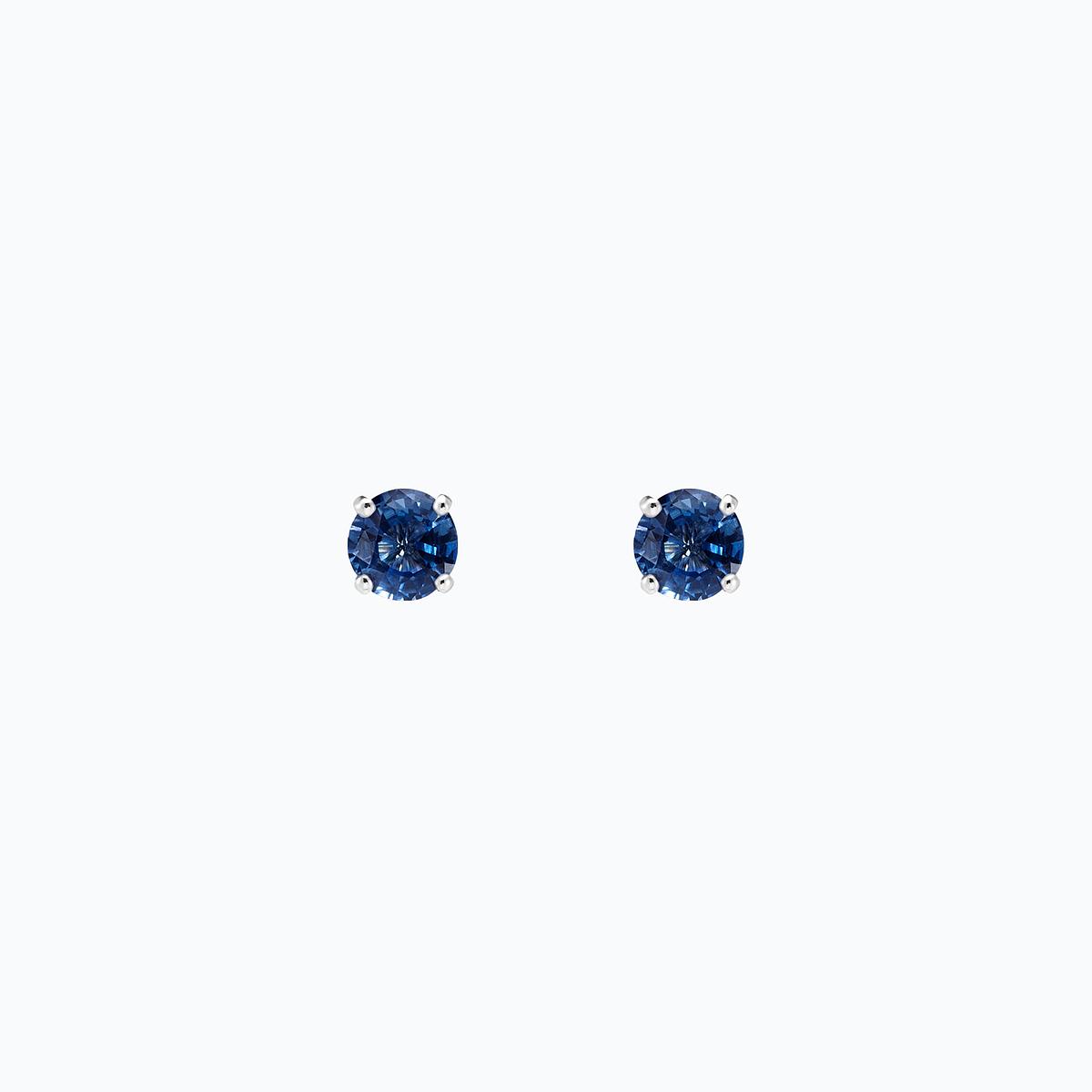 Boucles Alva Saphir 4.5 mm