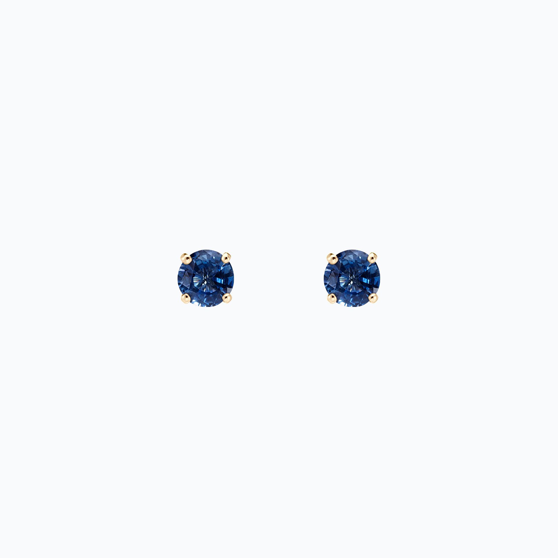 Boucles Alva Saphir 4.5 mm