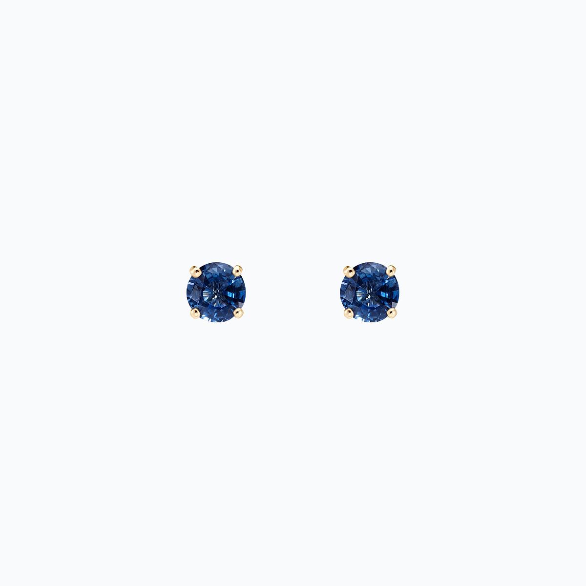 Boucles Alva Saphir 4.5 mm