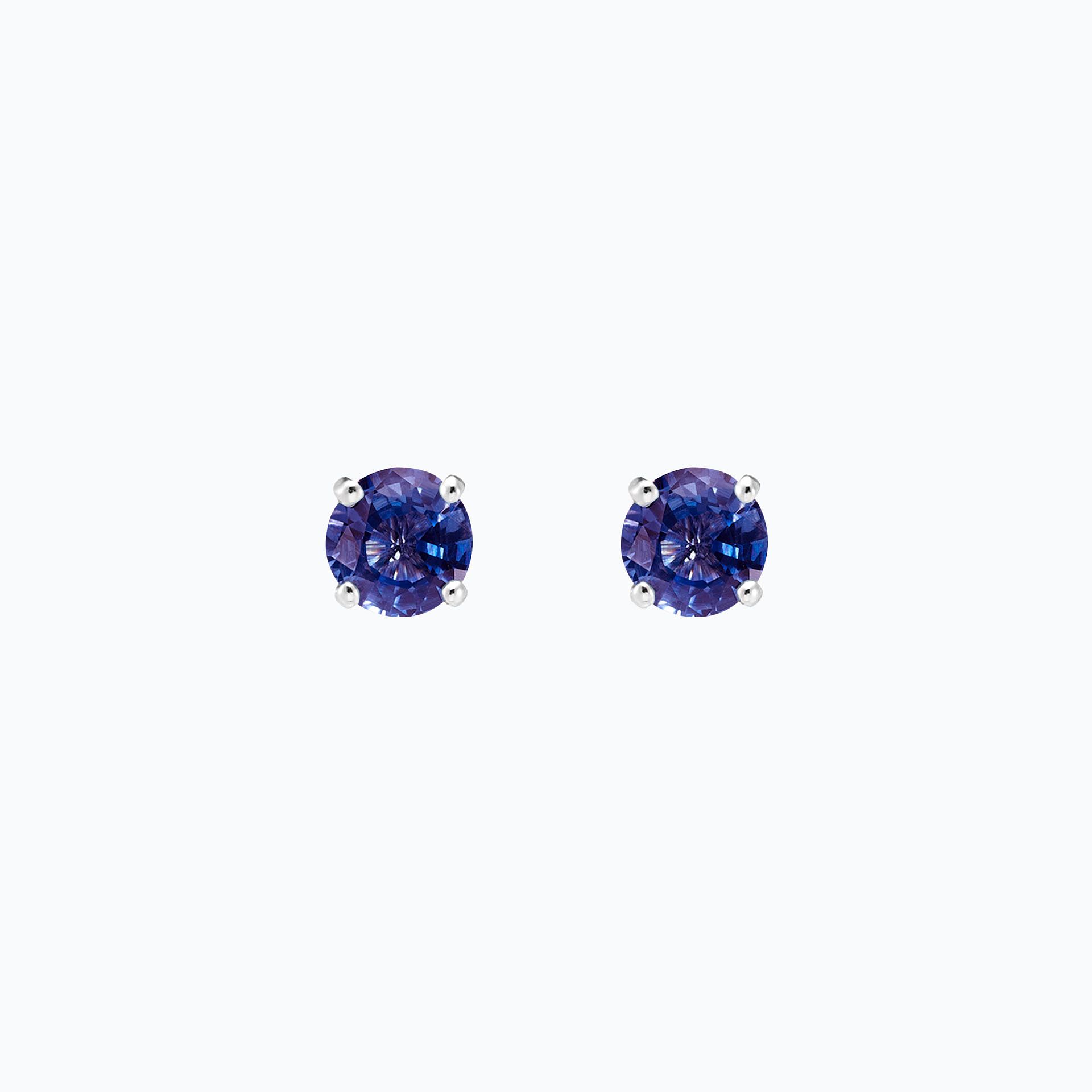 Boucles Alva Tanzanite 6 mm