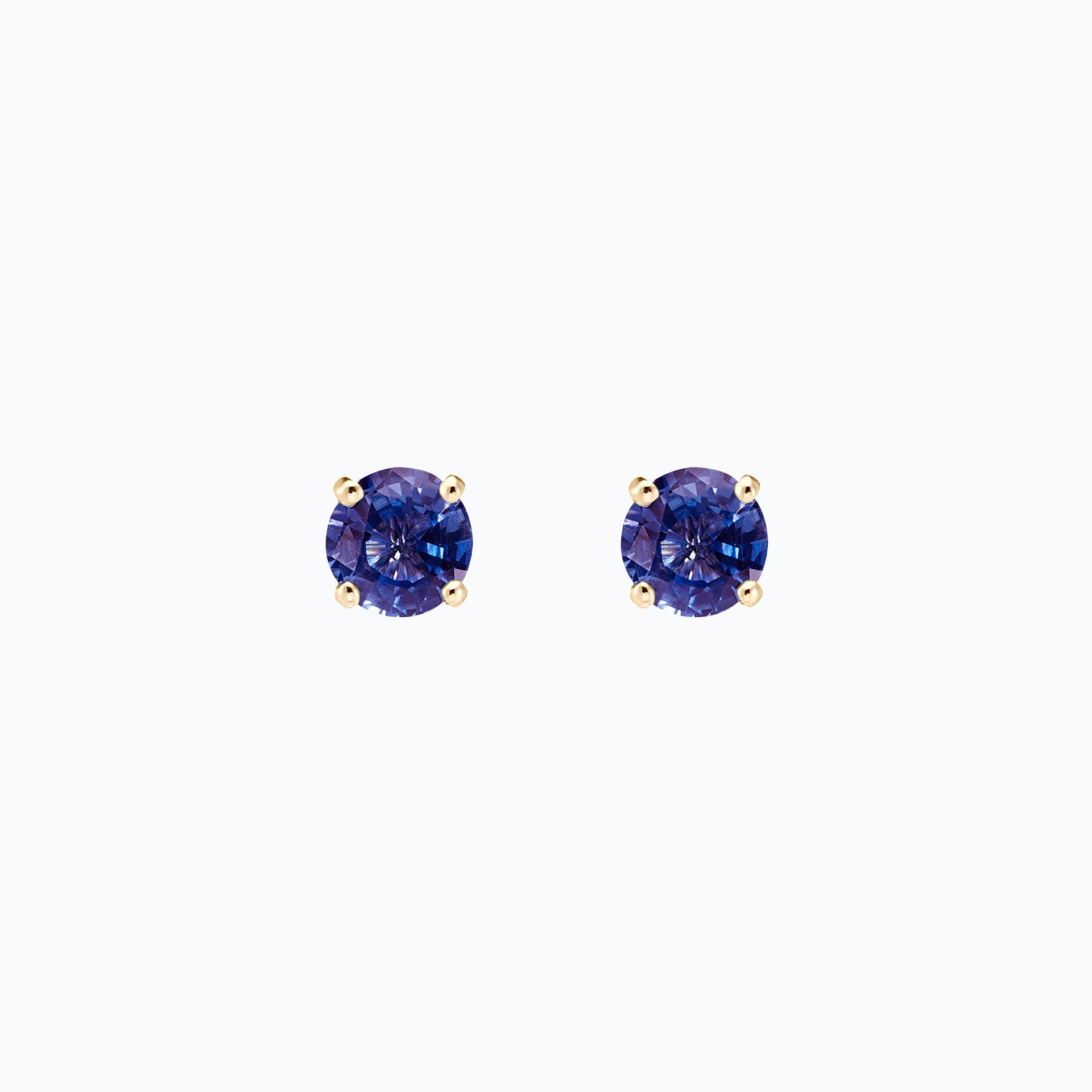 Boucles Alva Tanzanite 6 mm