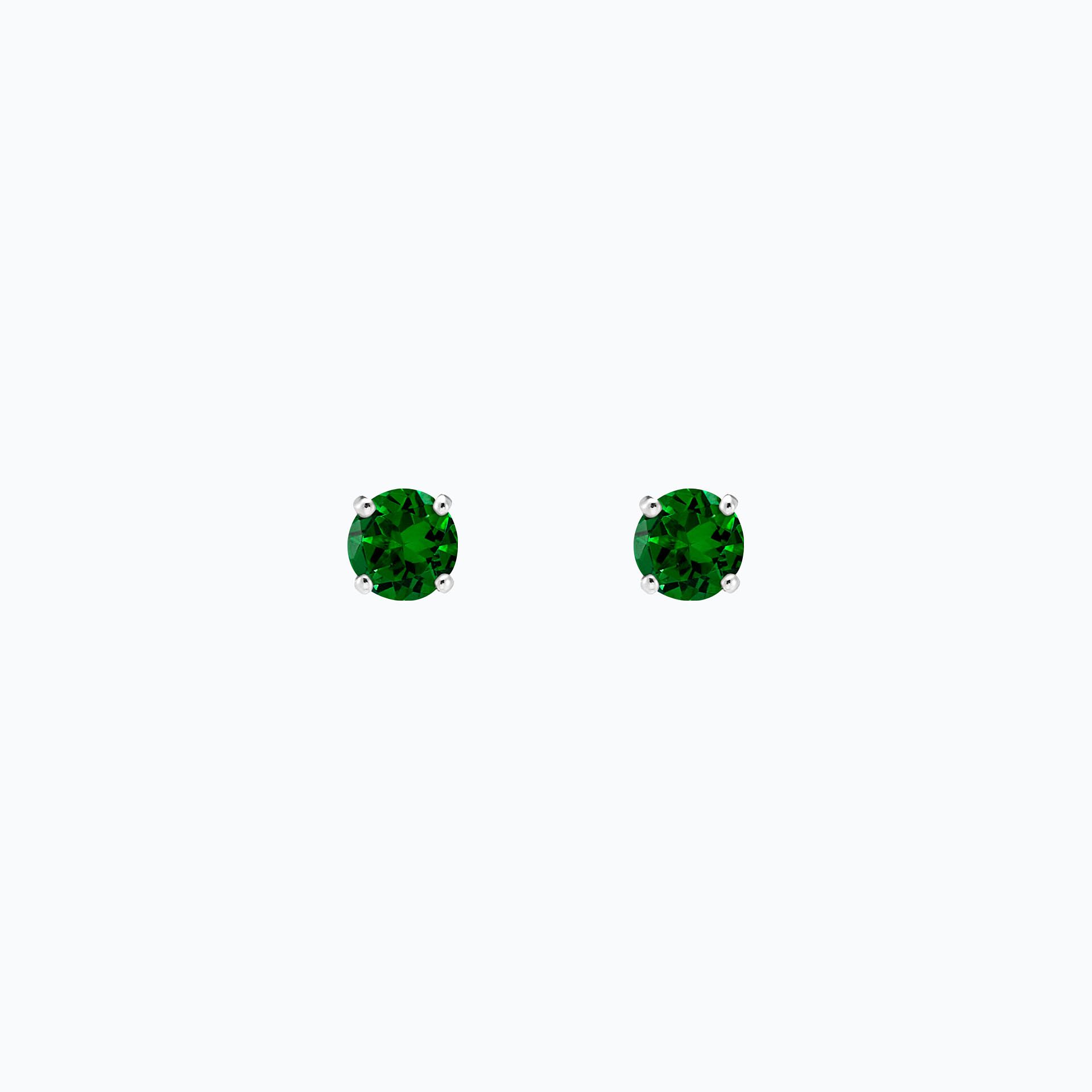 Boucles Alva Tsavorite 4.5 mm