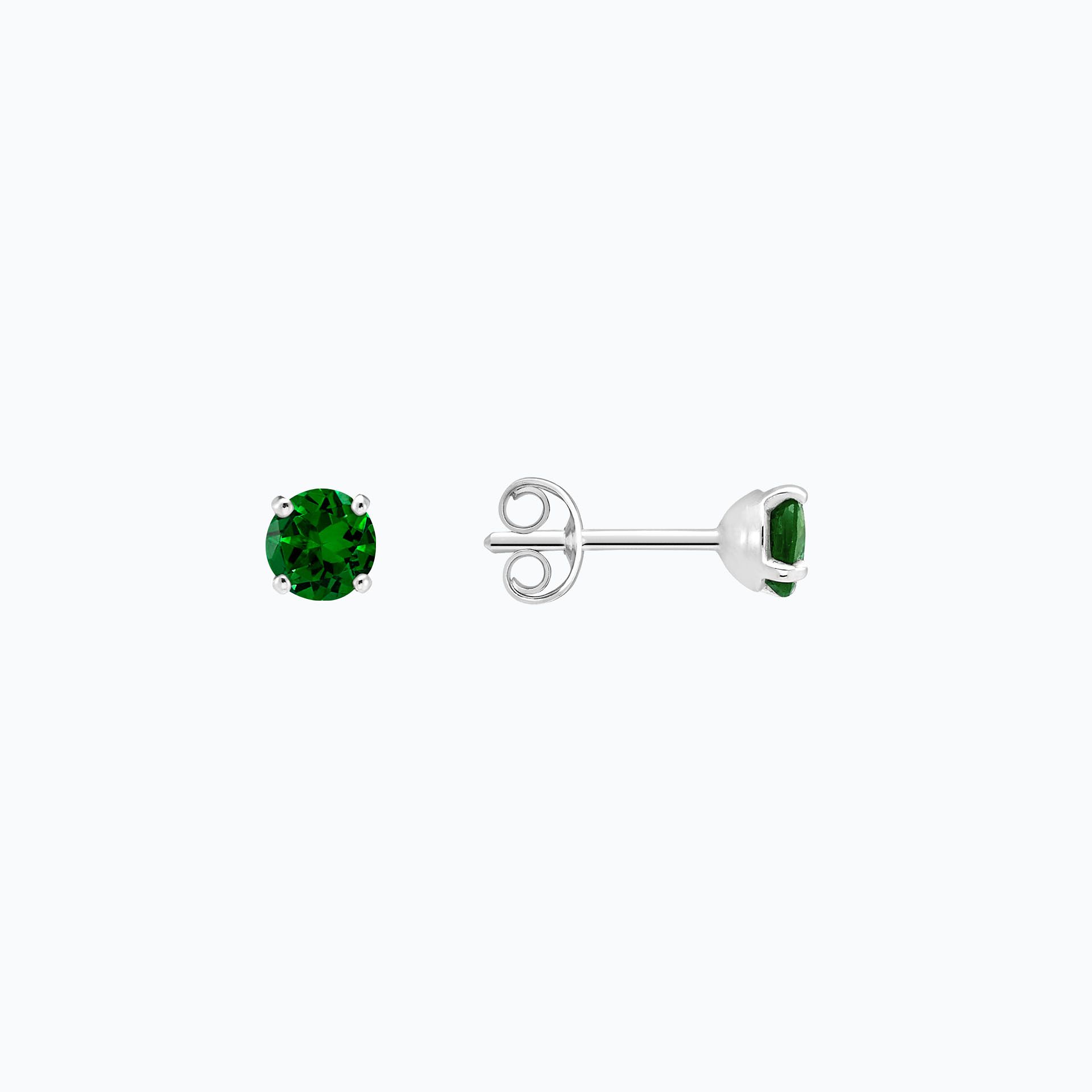 Boucles Alva Tsavorite 4.5 mm