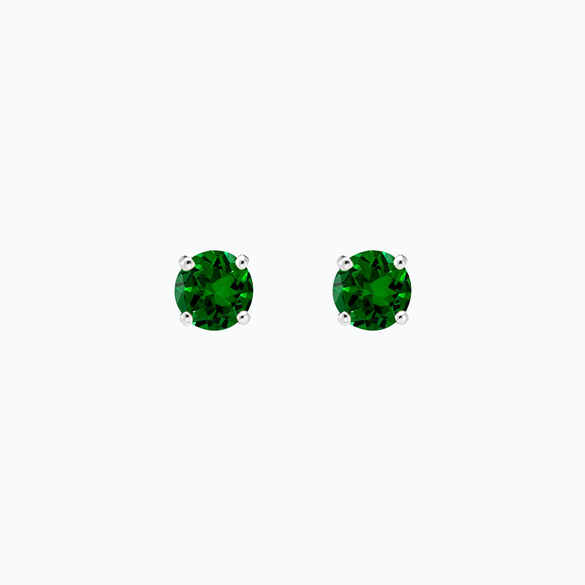 Boucles Alva Tsavorite 6 mm