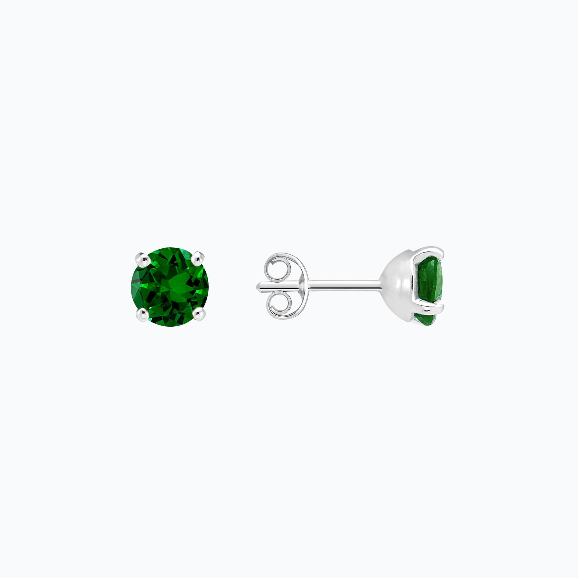 Boucles Alva Tsavorite 6 mm