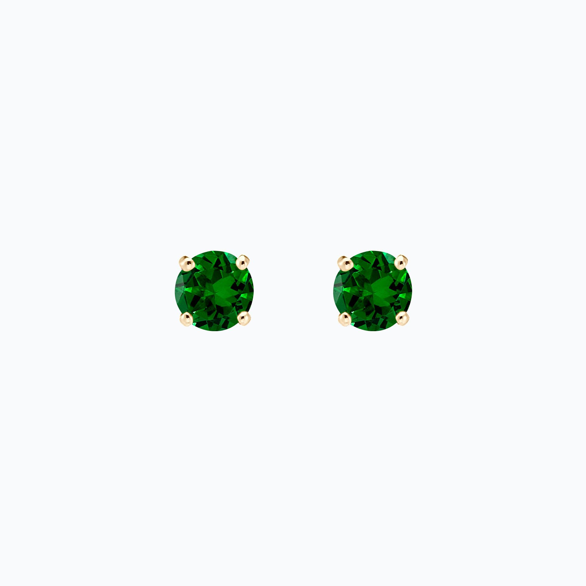 Boucles Alva Tsavorite 6 mm