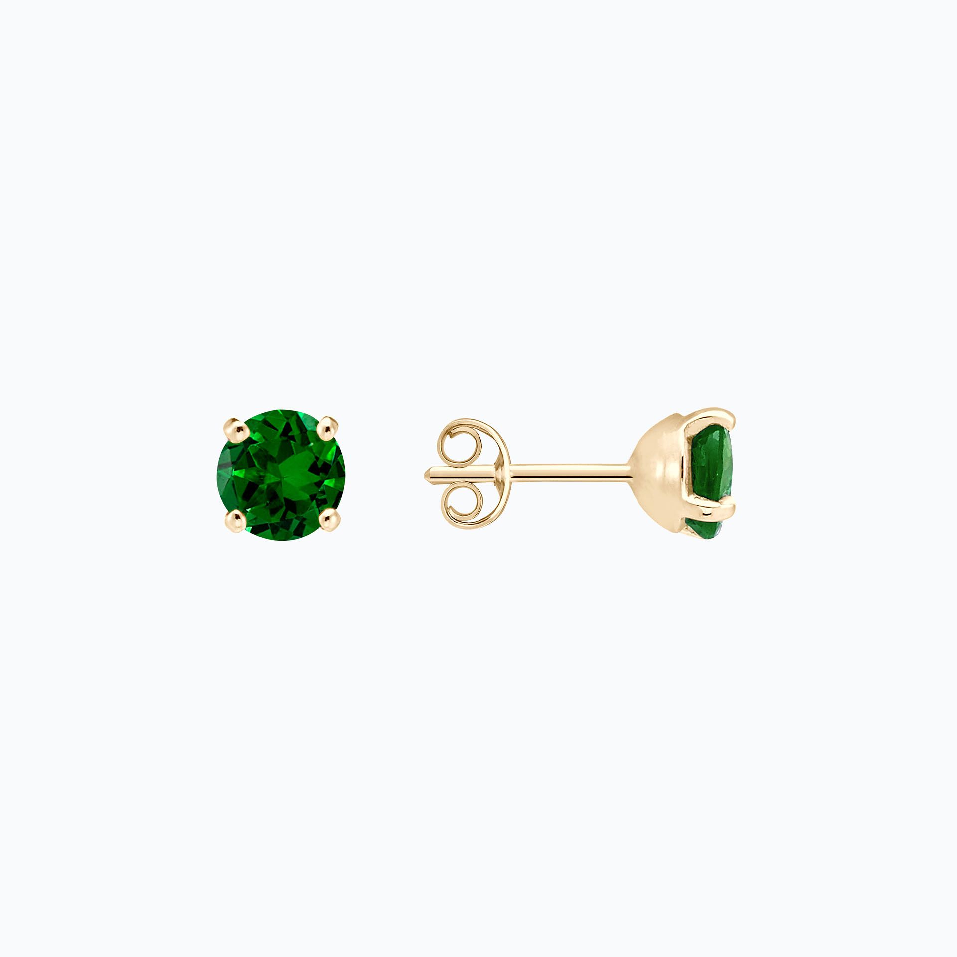 Boucles Alva Tsavorite 6 mm
