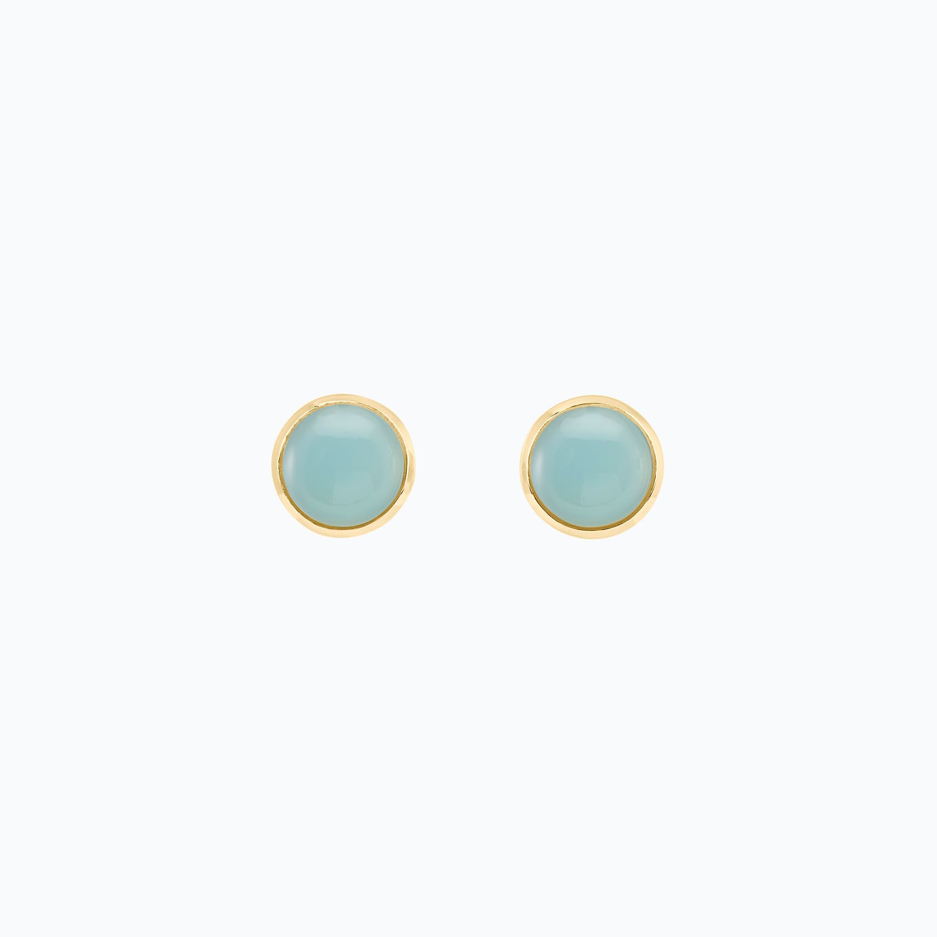 Boucles Paradis Calcédoine bleue