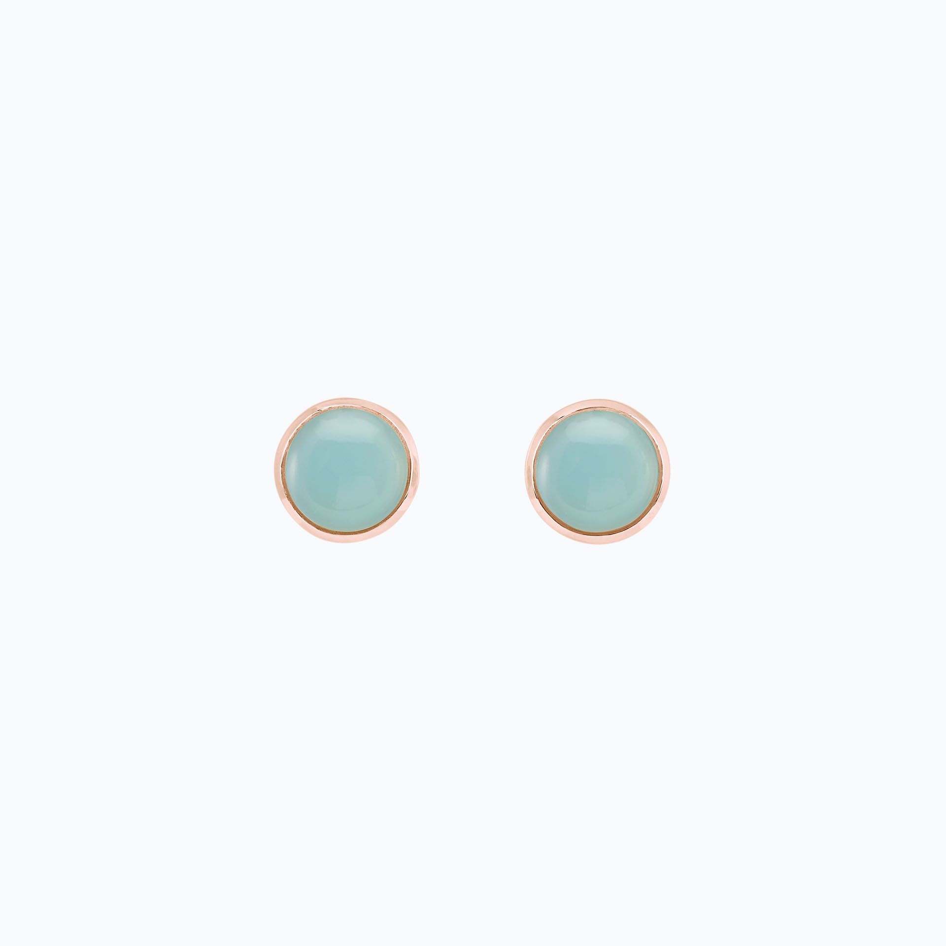 Boucles Paradis Calcédoine bleue
