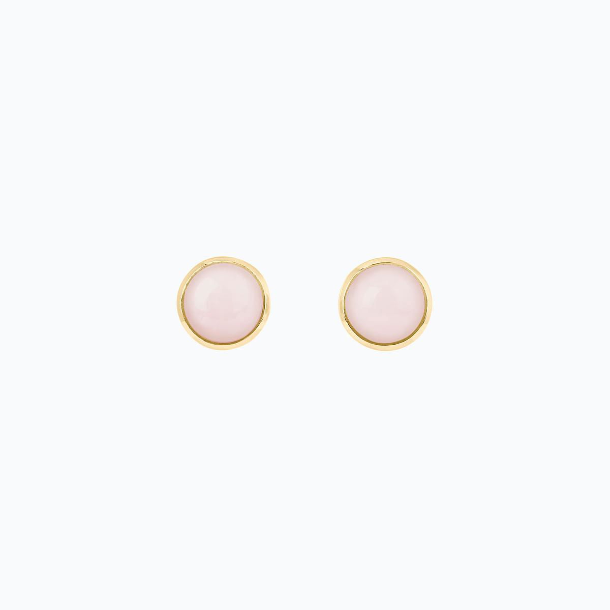 Boucles Paradis Quartz Rose