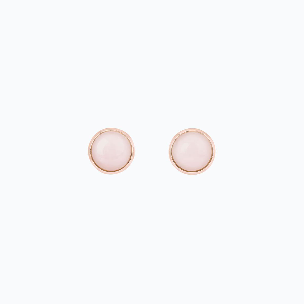 Boucles Paradis Quartz Rose