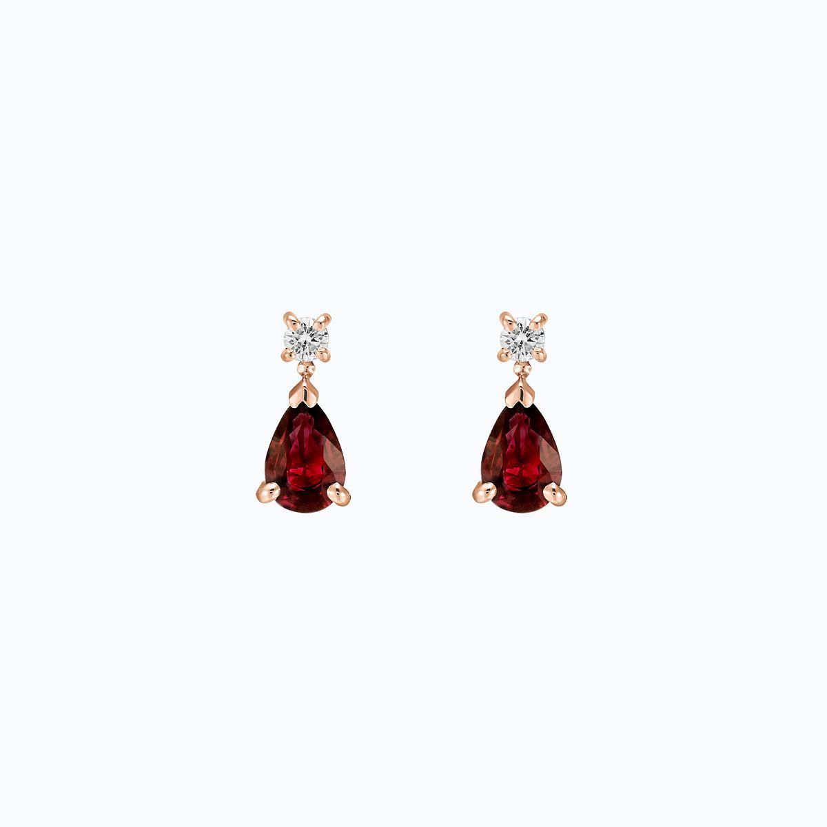 Boucles Tosca Rubis