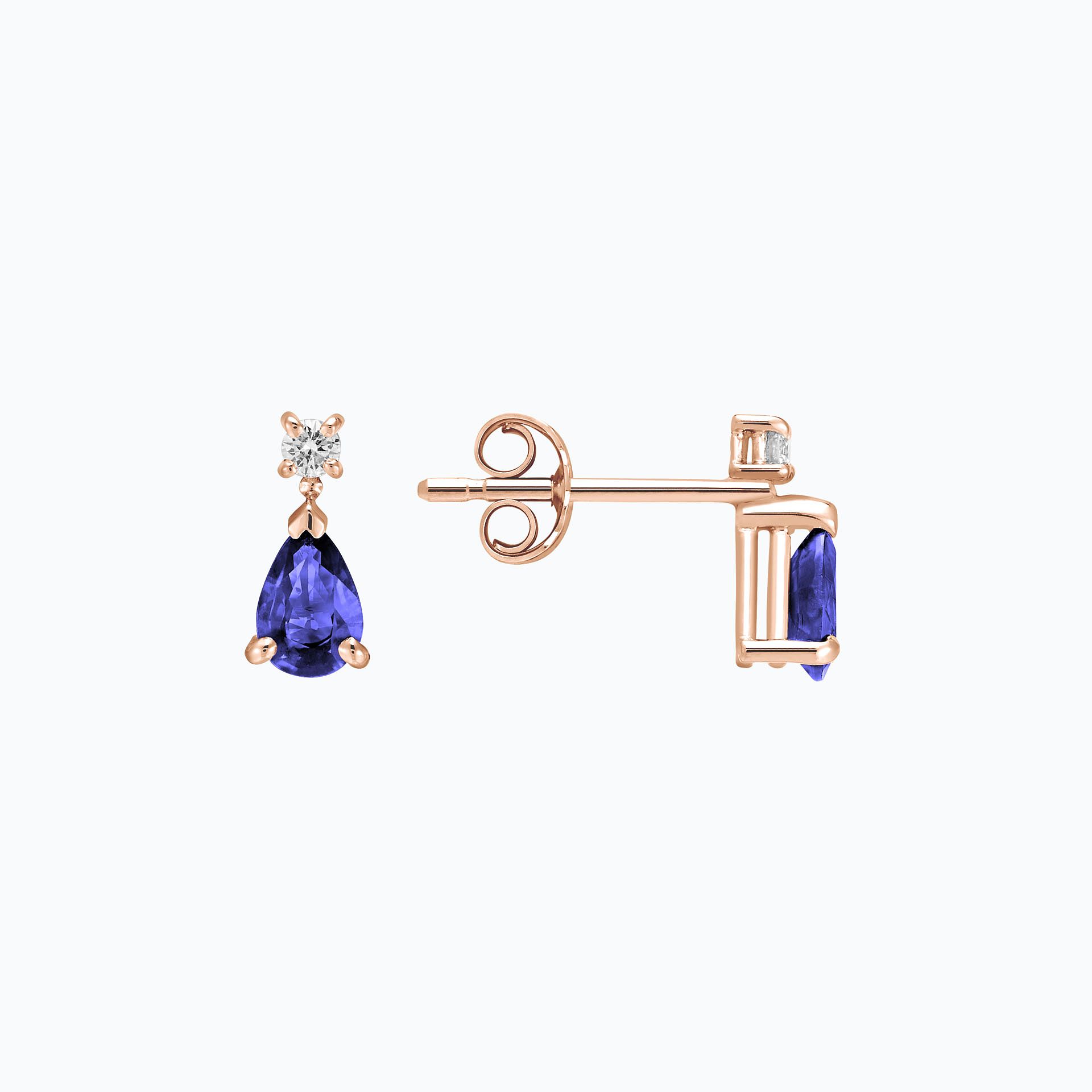 Boucles Tosca Tanzanite