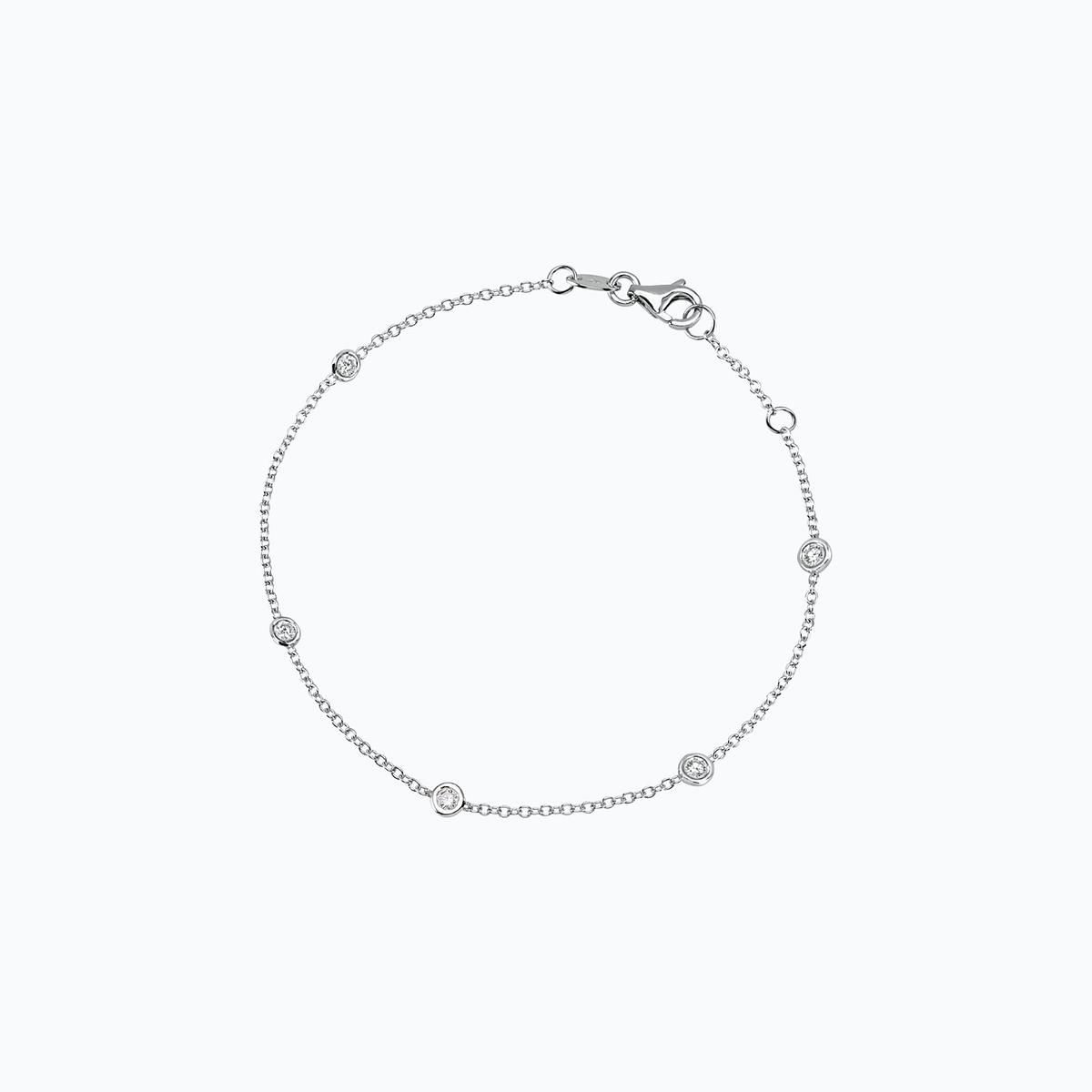 Bracelet Blossom 5 Diamants de Synthèse