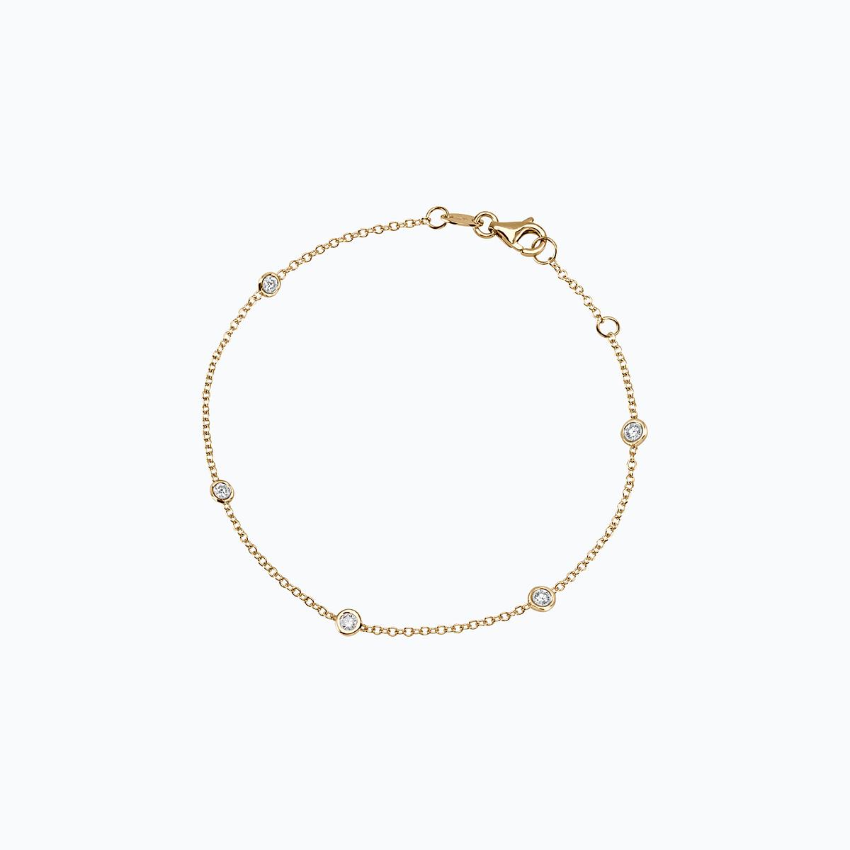 Bracelet Blossom 5 Diamants de Synthèse