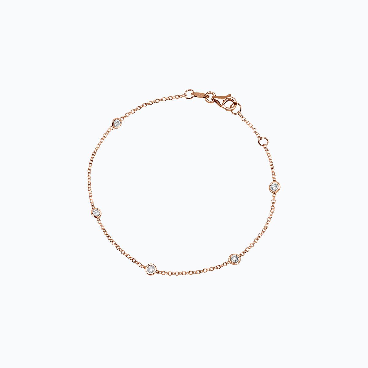 Bracelet Blossom 5 Diamants