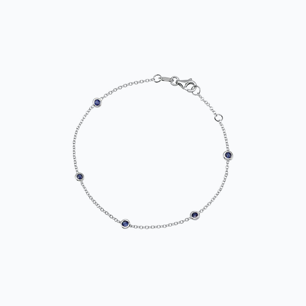 Bracelet Blossom 5 Saphirs