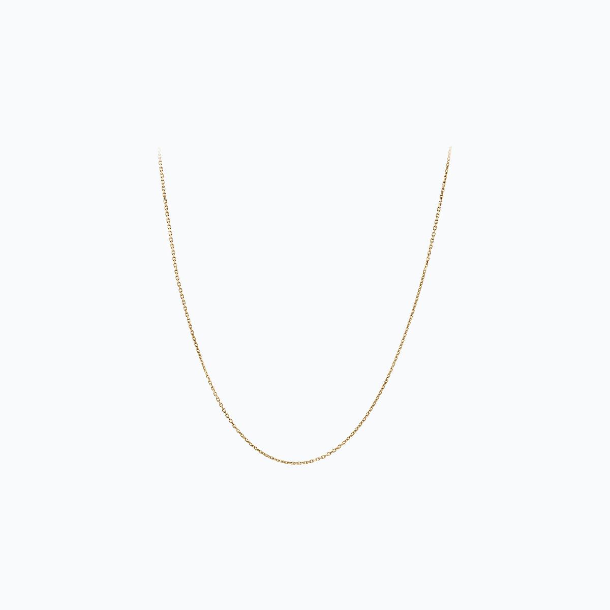Chaine Forçat Diamantée 1.35 mm 45 cm