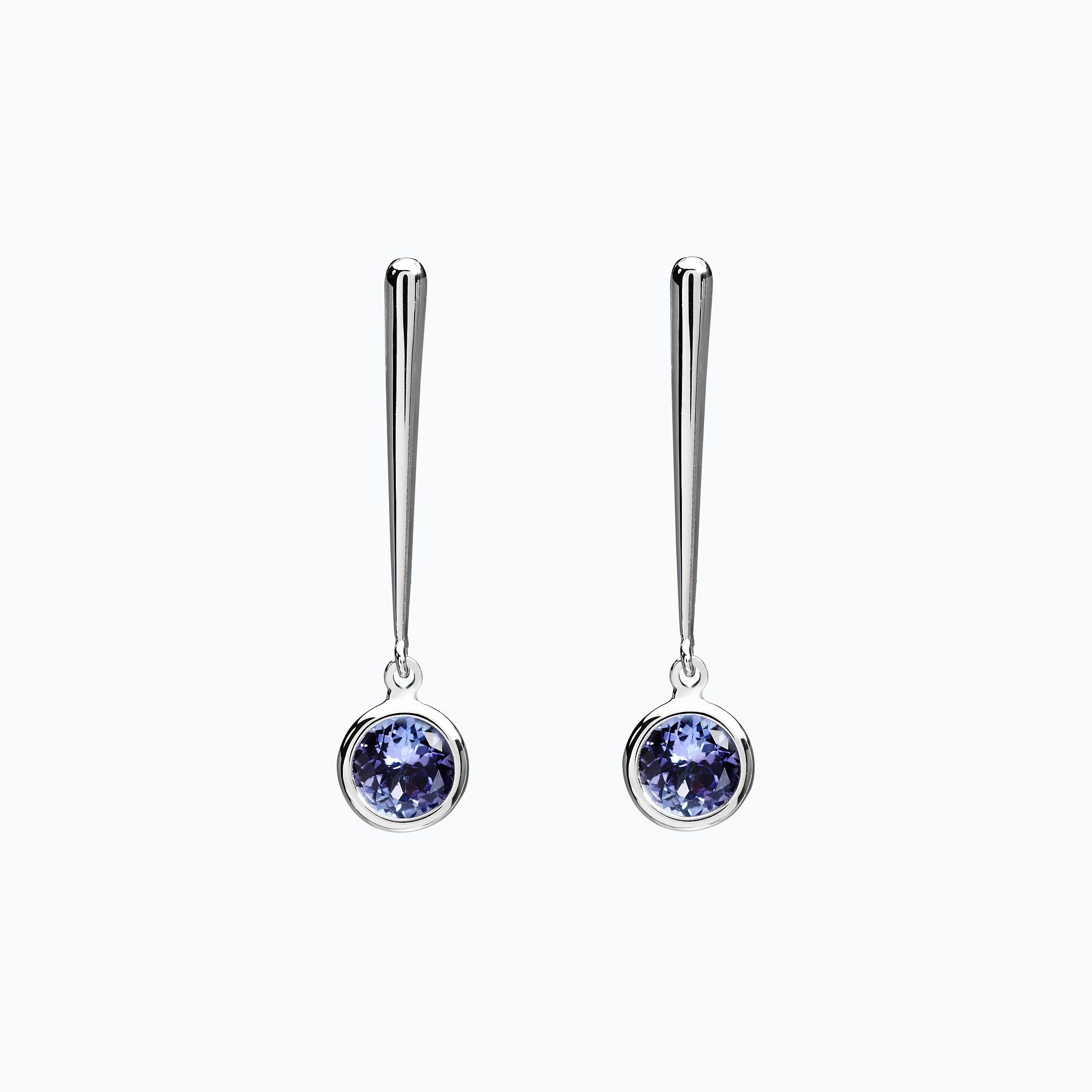 Pendants Nymphéa Tanzanite