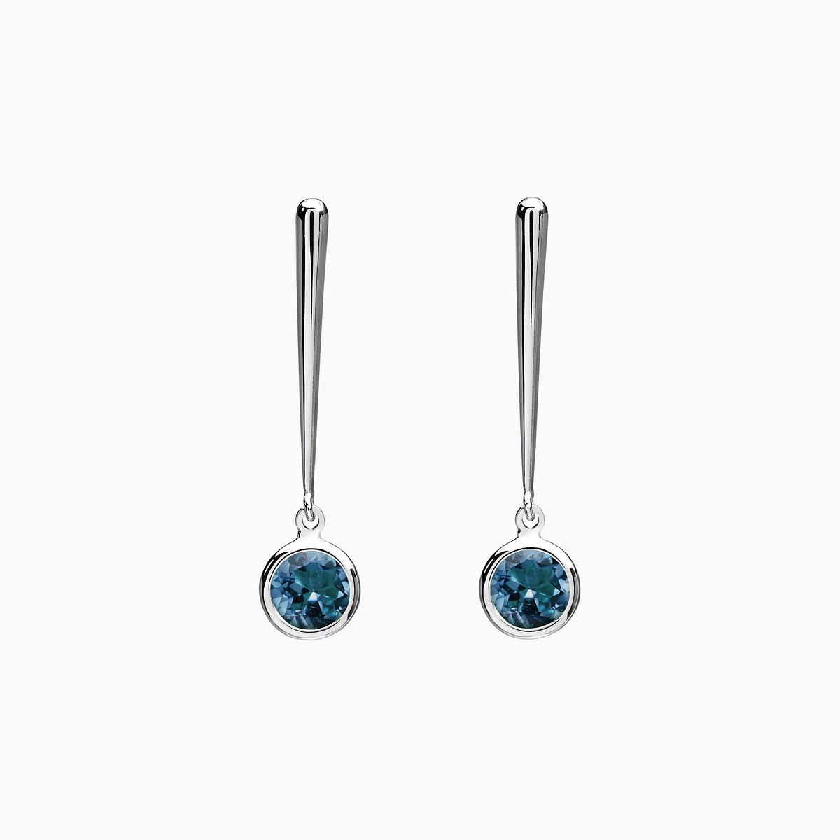 Pendants Nymphéa Topaze Blue London