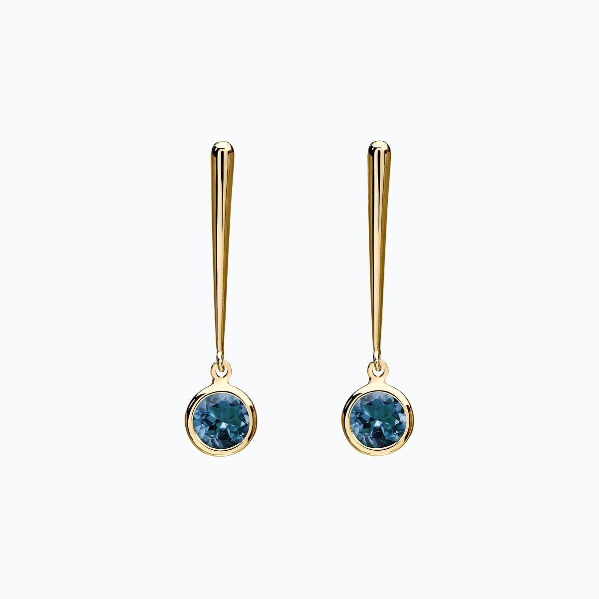 Pendants Nymphéa Topaze Blue London