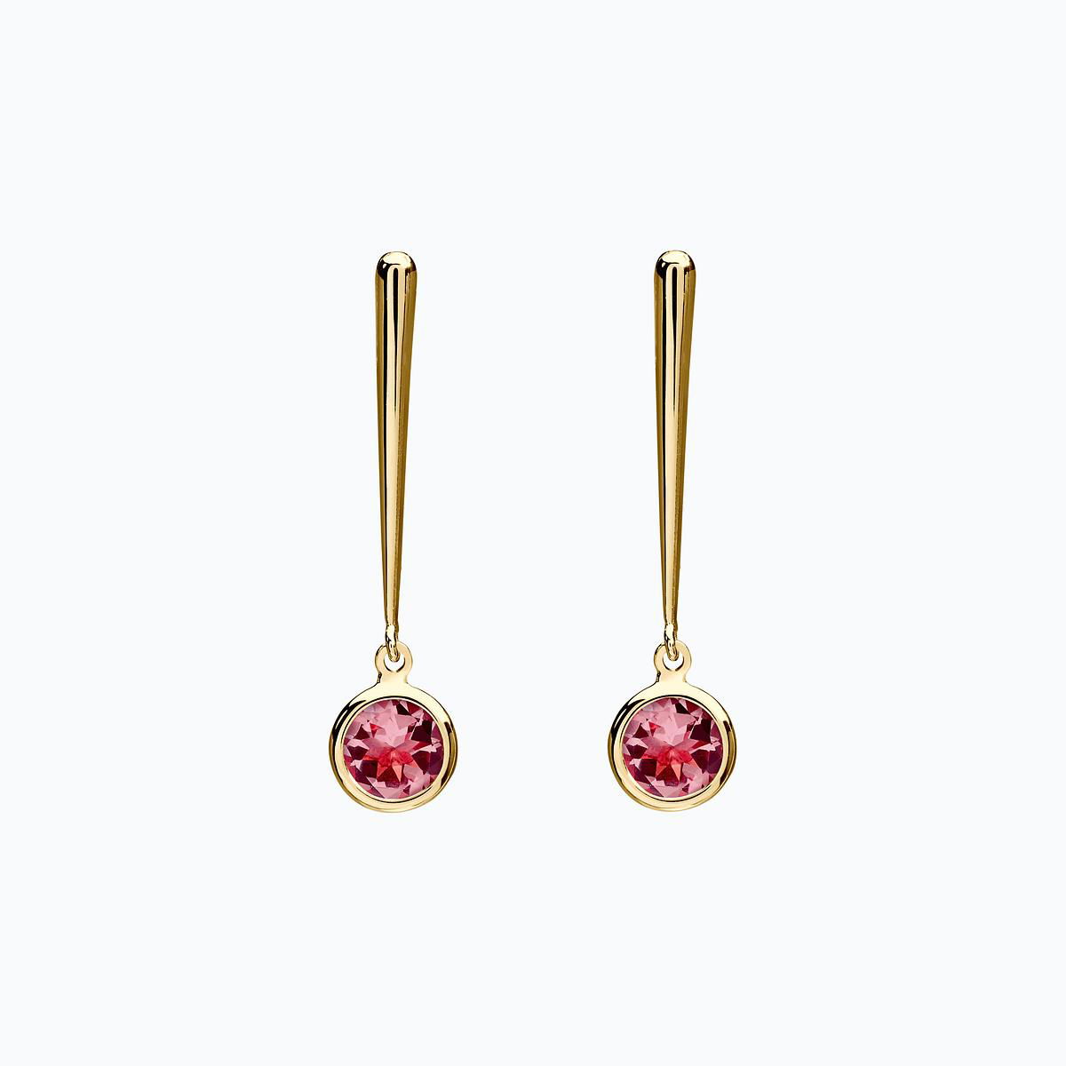 Pendants Nymphéa Tourmaline