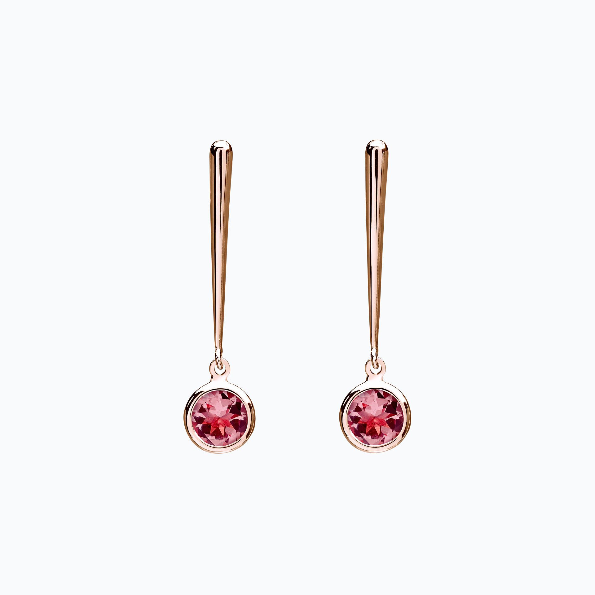 Pendants Nymphéa Tourmaline