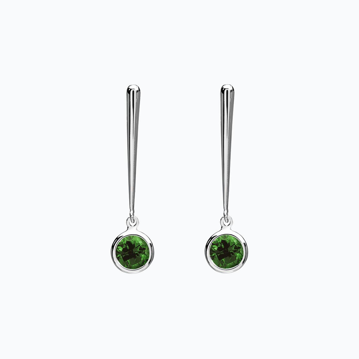 Pendants Nymphéa Tsavorite