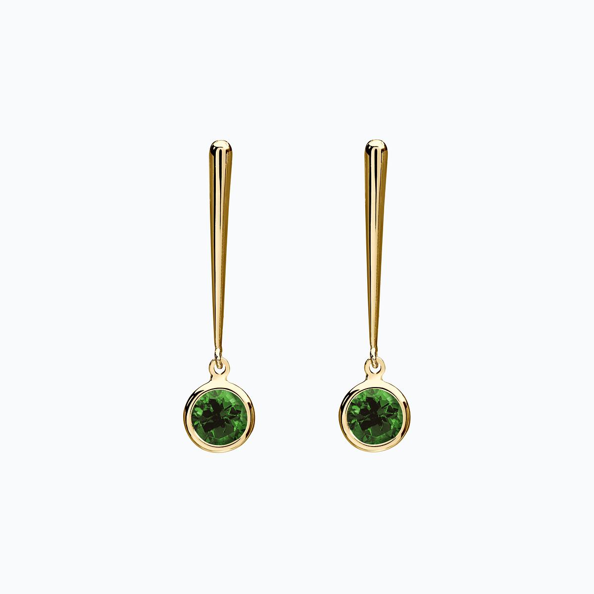 Pendants Nymphéa Tsavorite