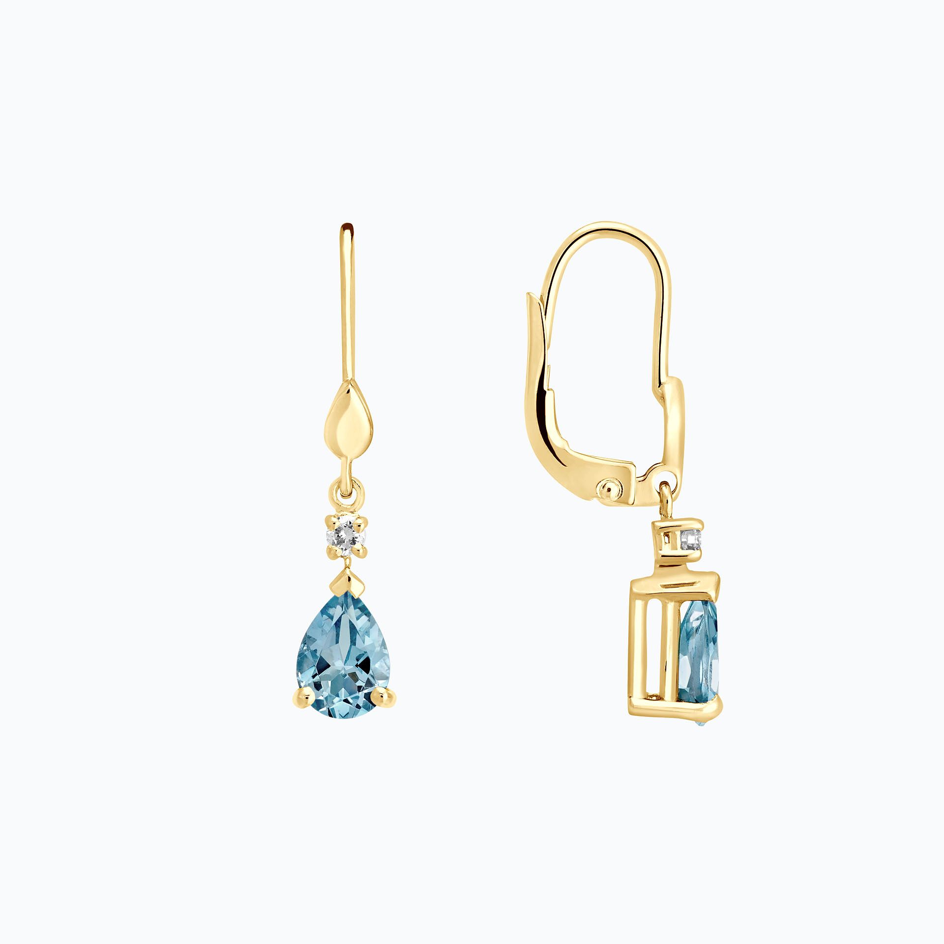Dormeuses Tosca Aigue-Marine