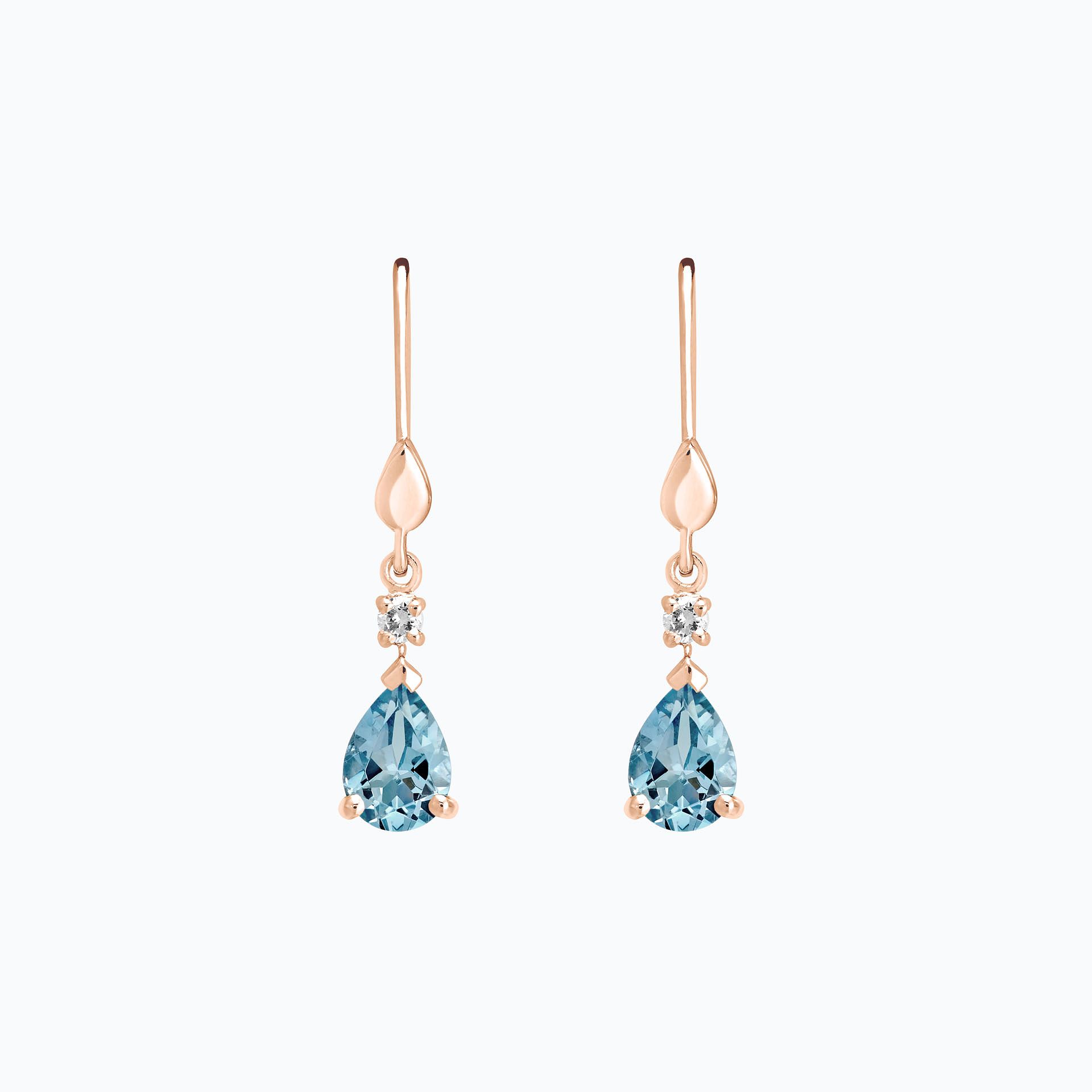 Dormeuses Tosca Aigue-Marine