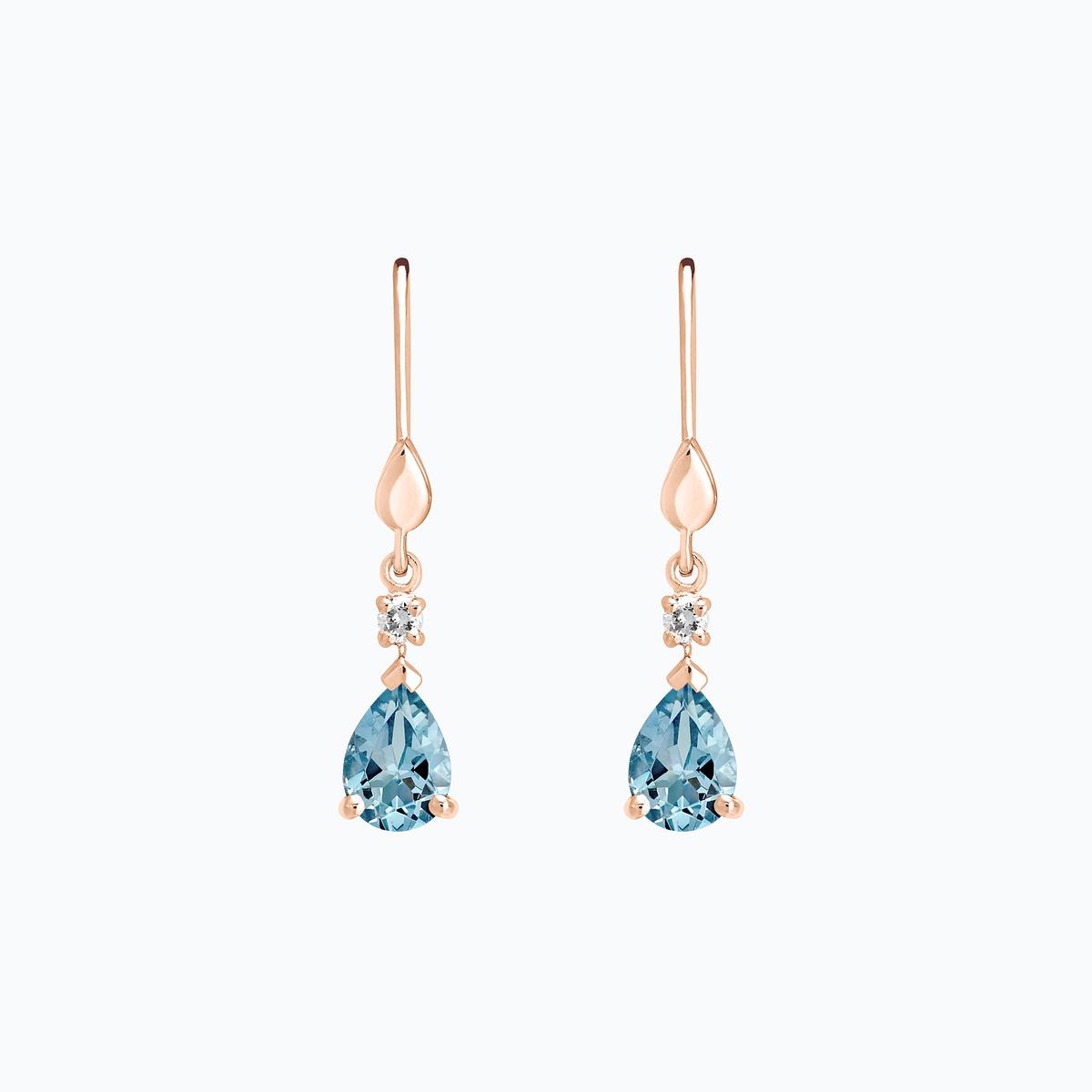Dormeuses Tosca Aigue-Marine