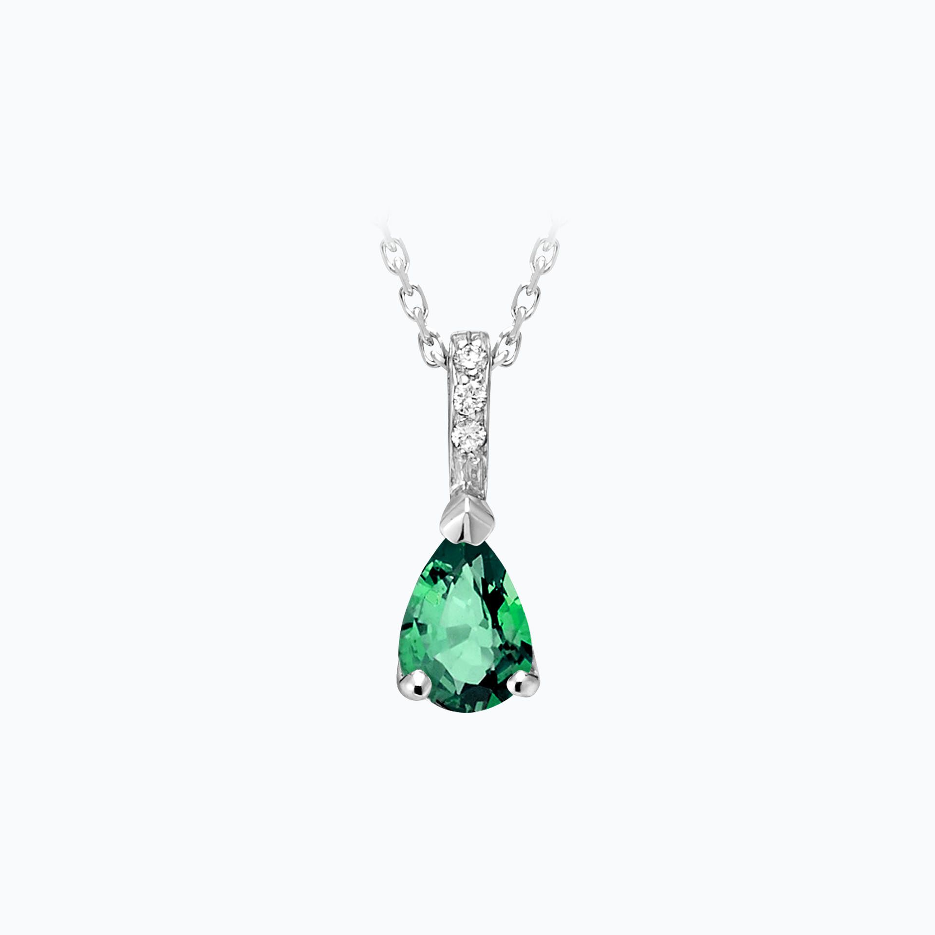 Pendentif Alienor Émeraude