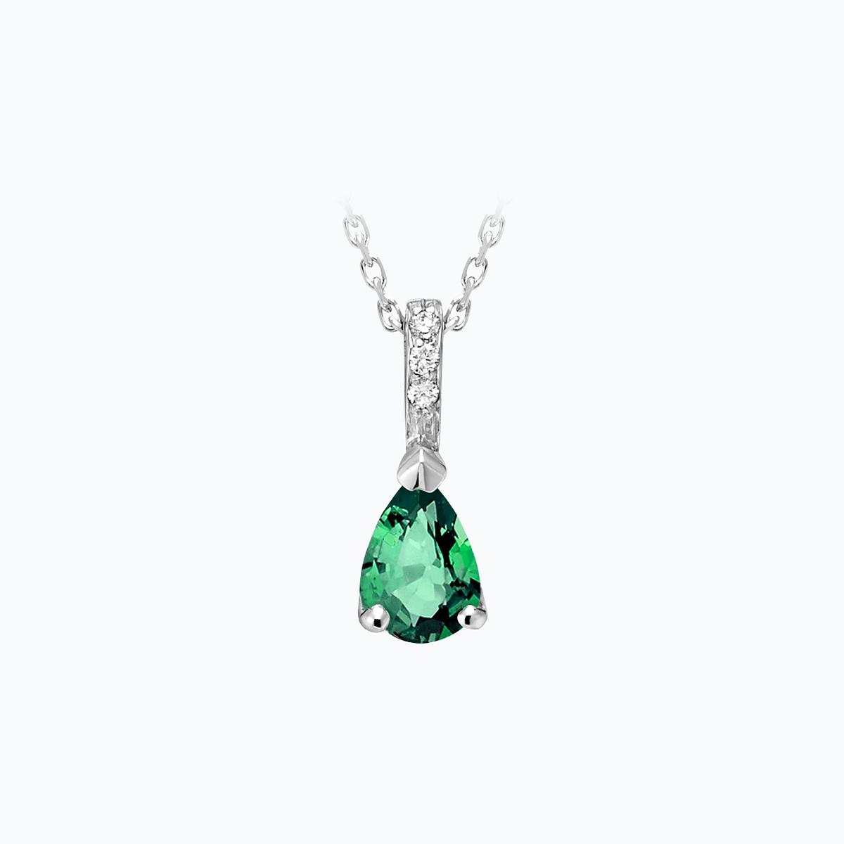 Pendentif Alienor Émeraude